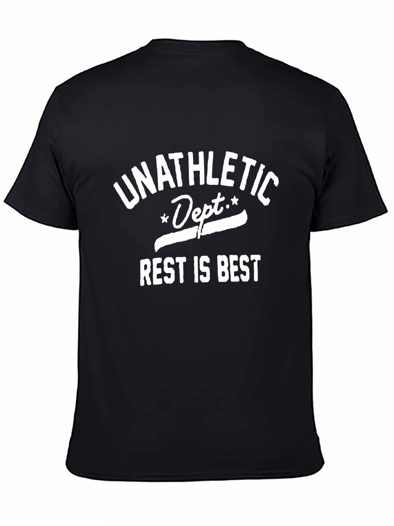 Unathletic Dept. Rest Is Best Black T-Shirt
