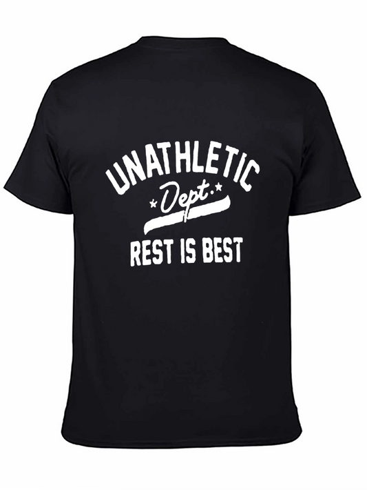Unathletic Dept. Rest Is Best Black T-Shirt