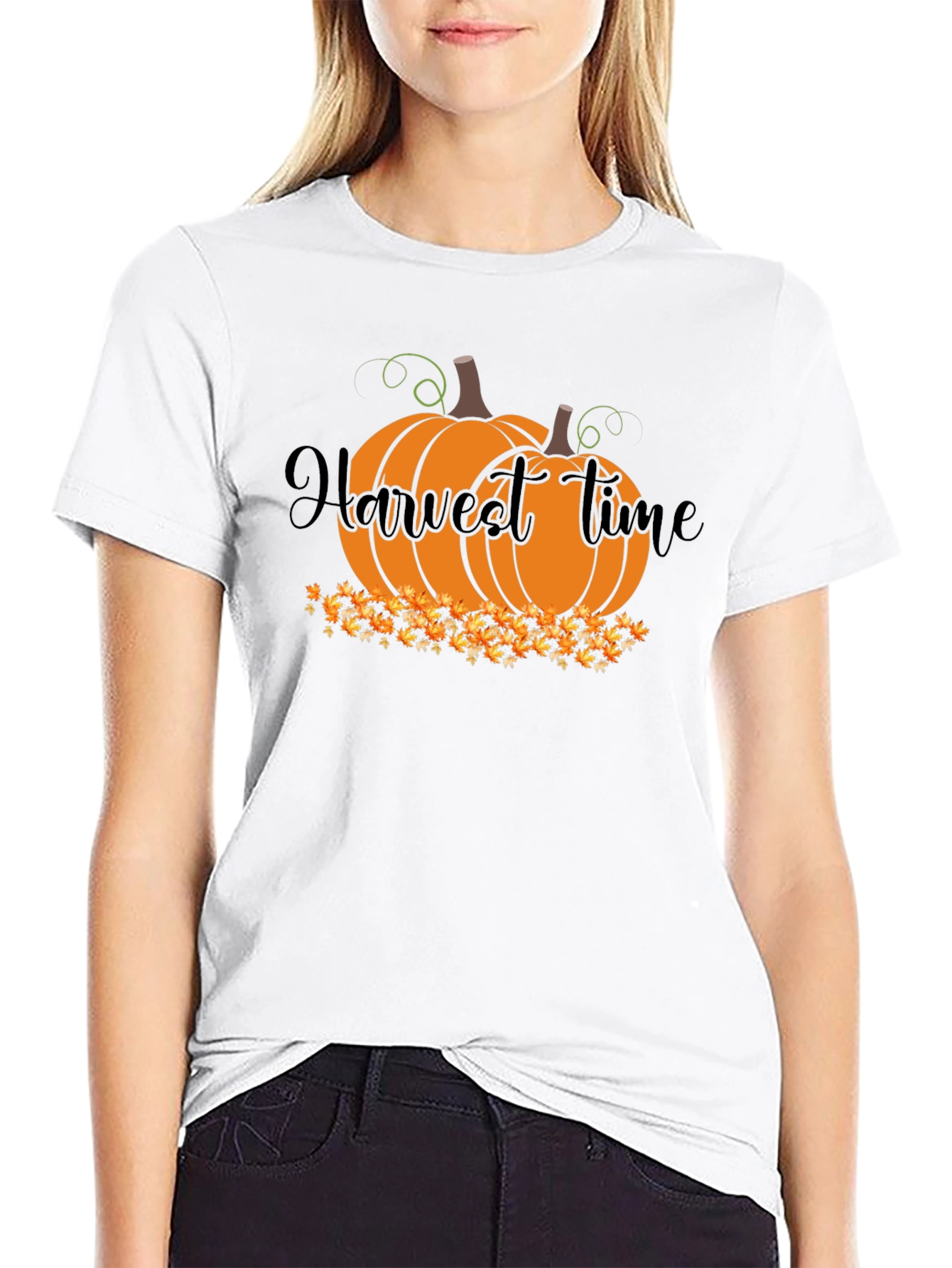 Harvest Time Pumpkin Graphic Tee