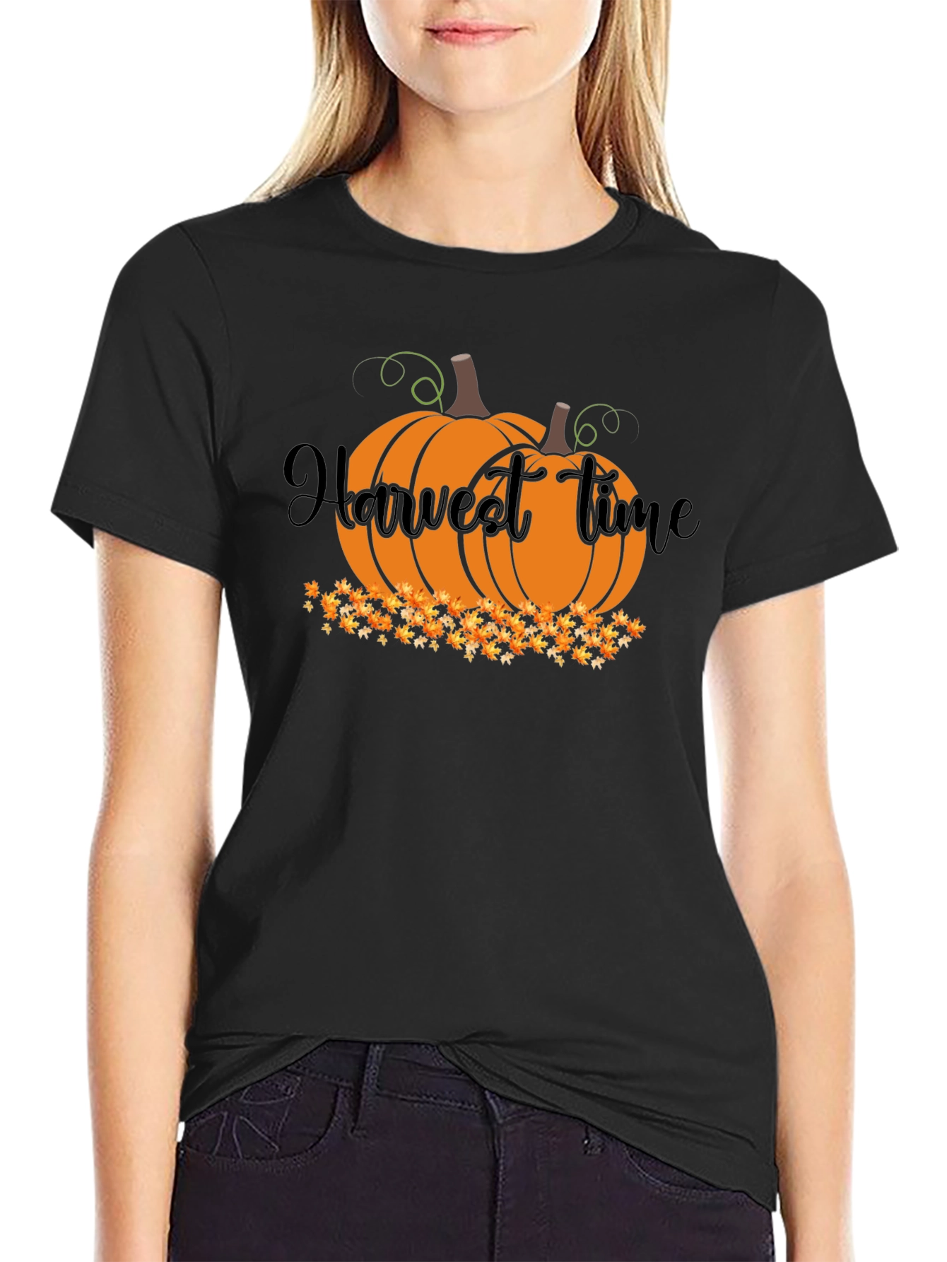 Harvest Time Pumpkin Graphic Tee