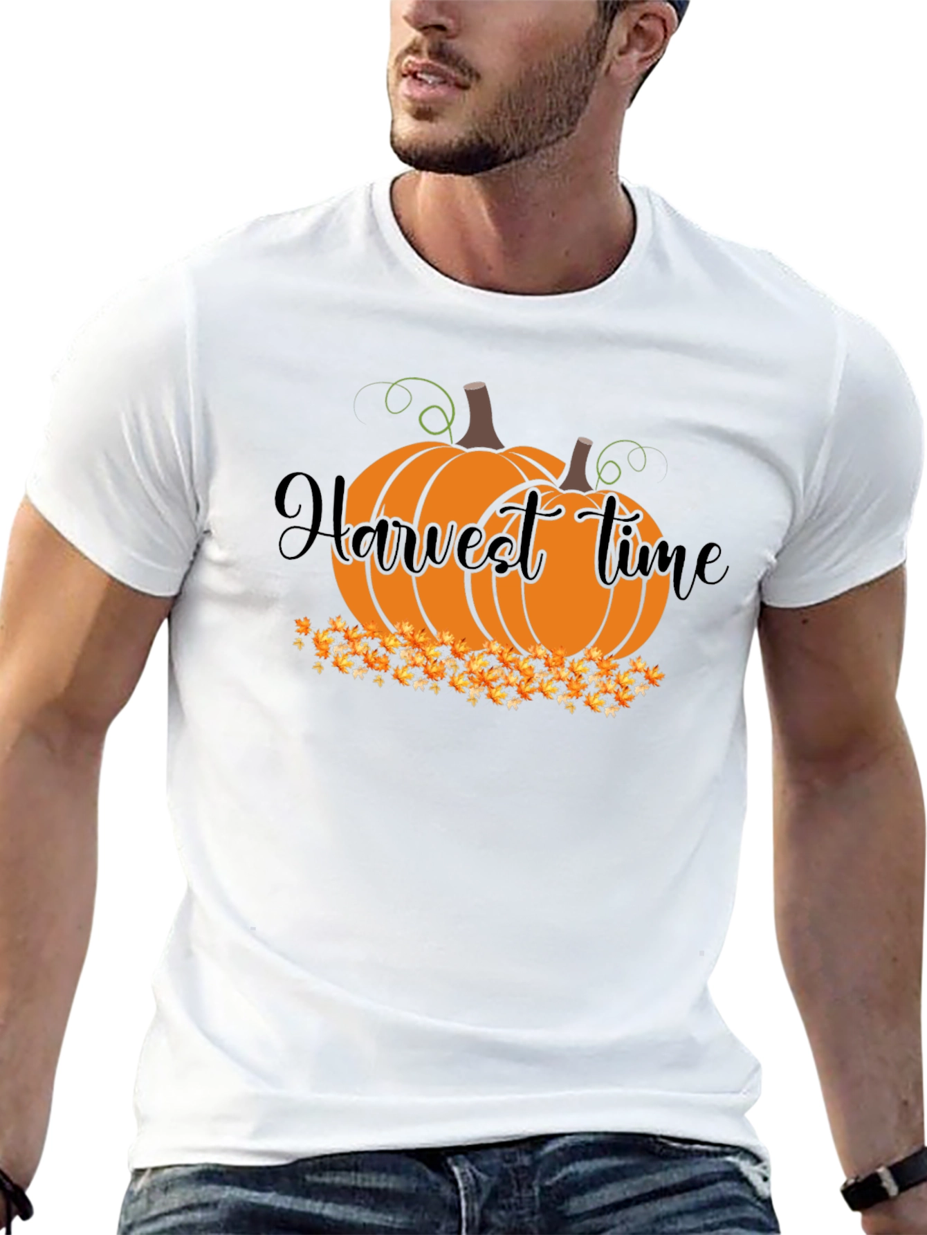 Harvest Time Pumpkin Graphic Tee