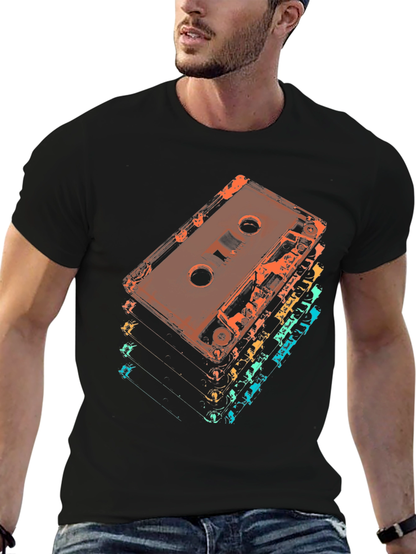 Retro Cassette Tape Graphic Tee