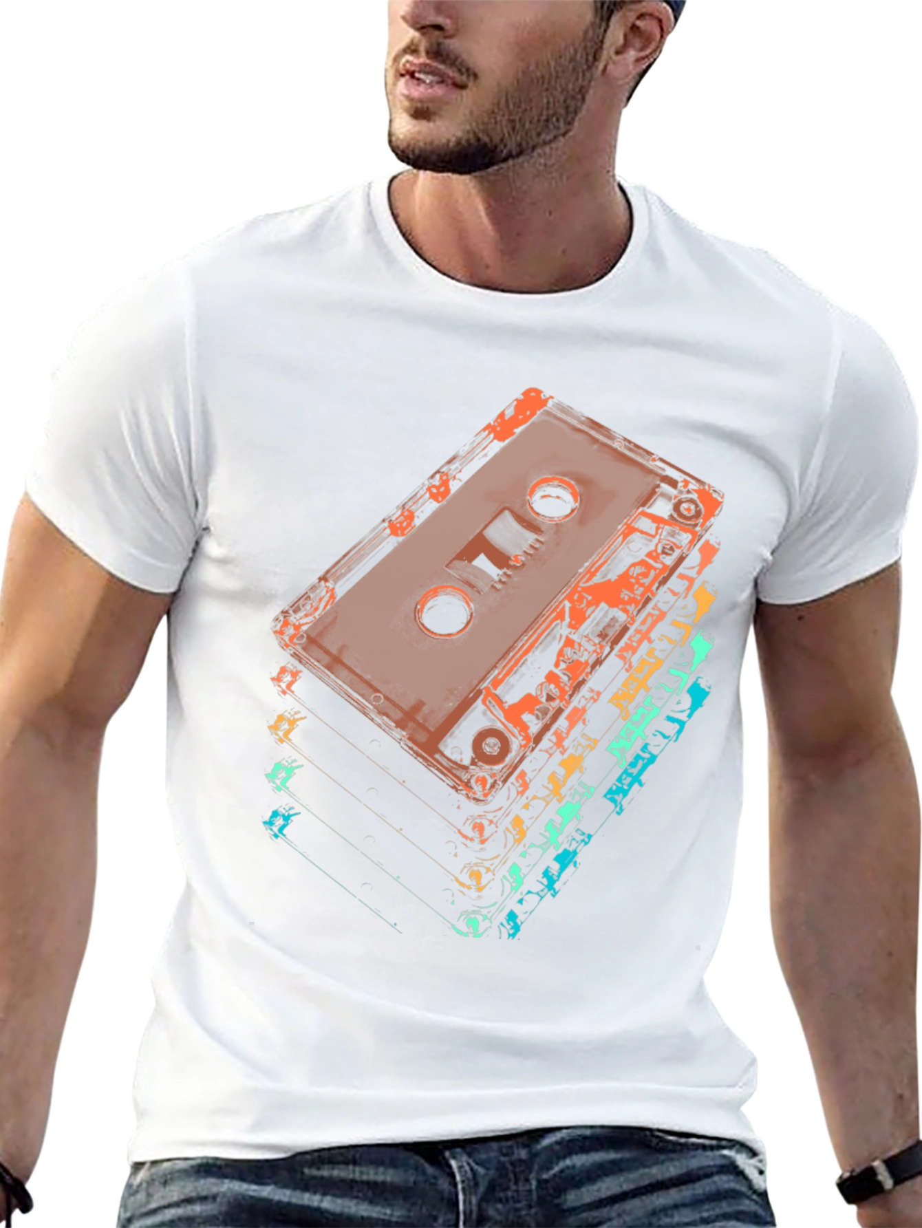 Retro Cassette Tape Graphic Tee