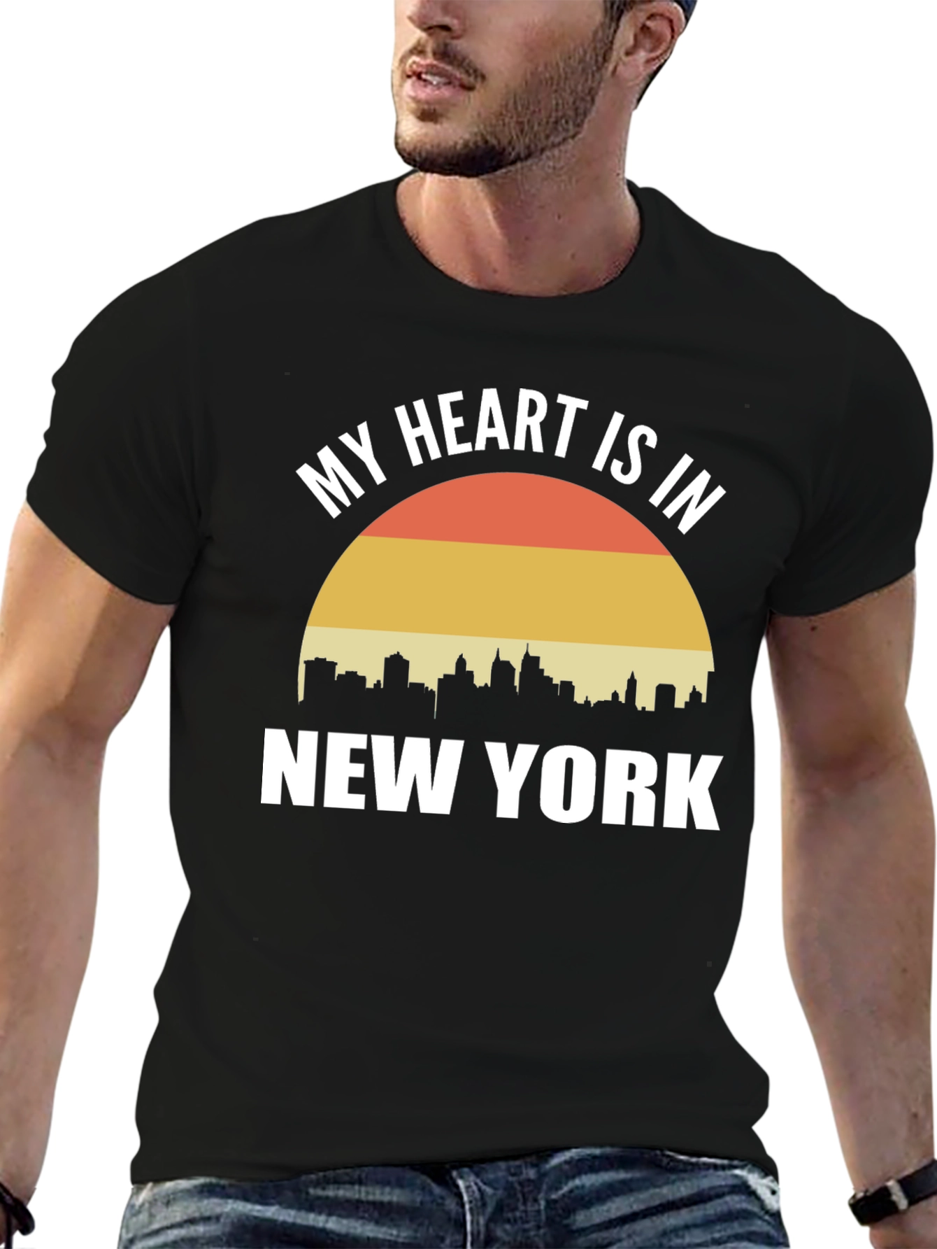 My Heart Is In New York T-Shirt