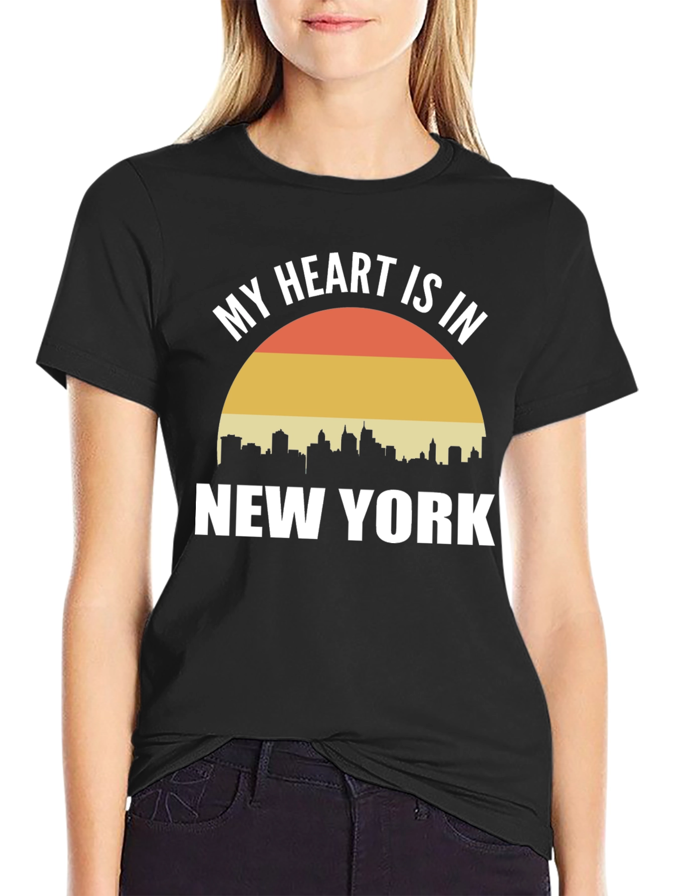 My Heart Is In New York T-Shirt