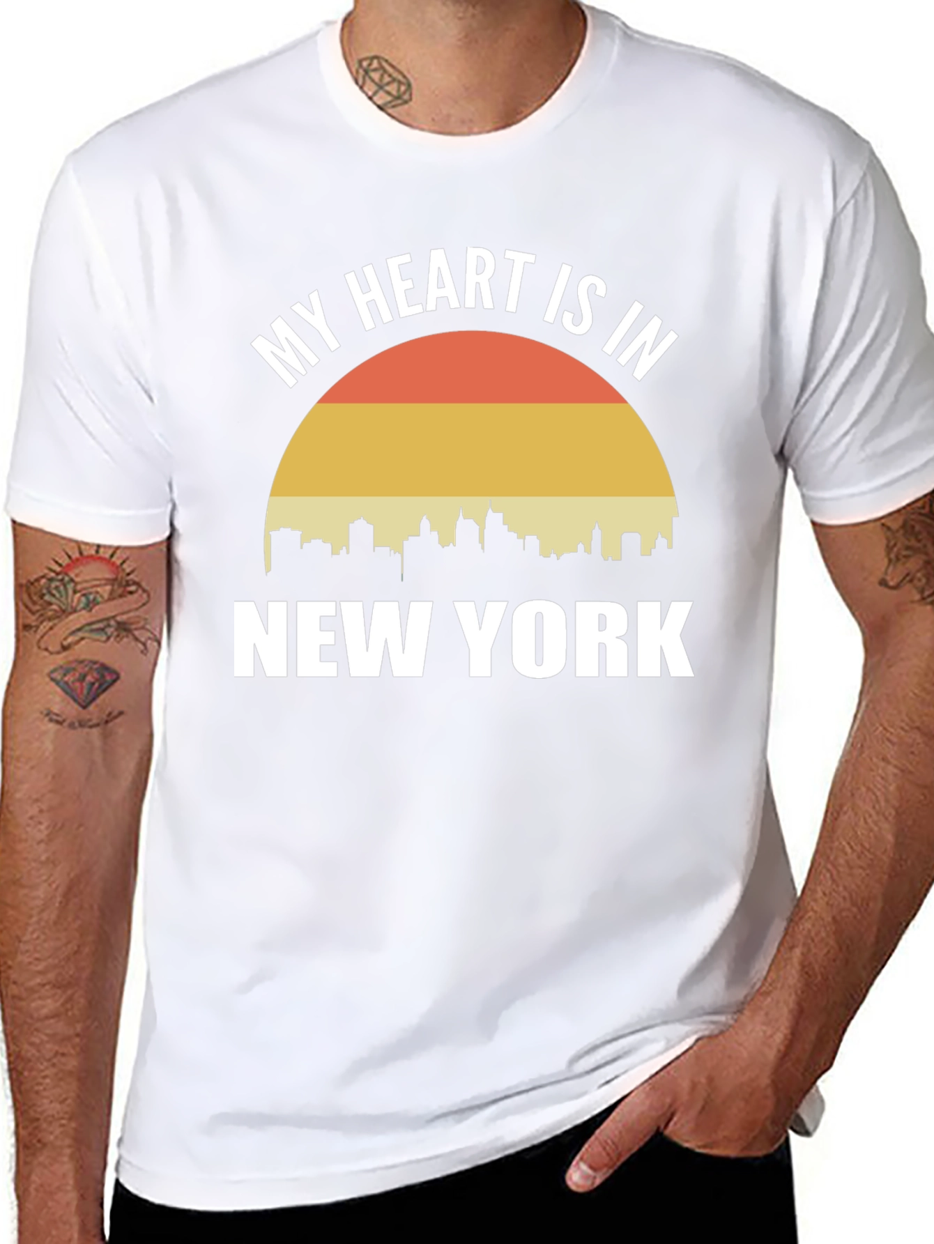 My Heart Is In New York T-Shirt