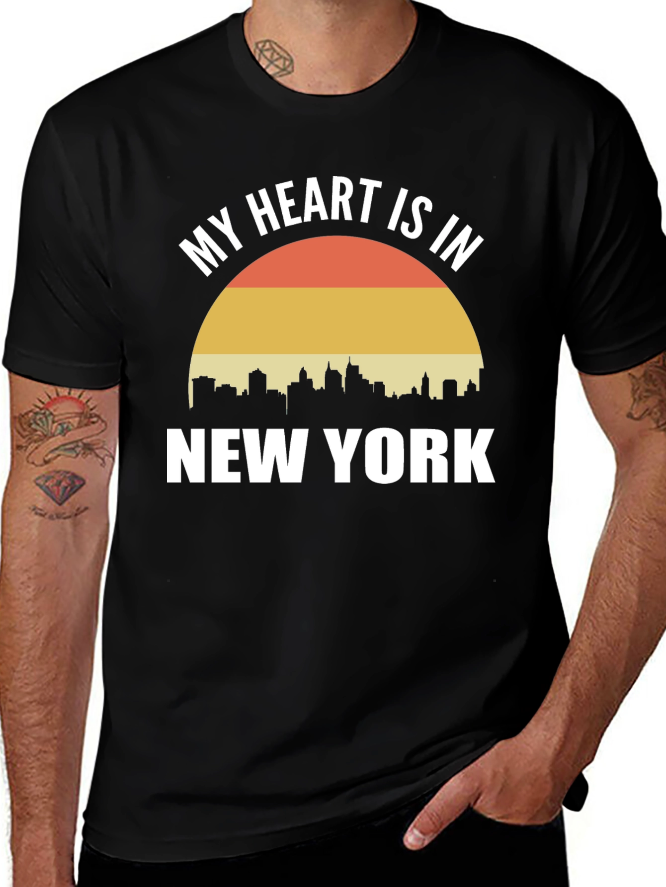 My Heart Is In New York T-Shirt