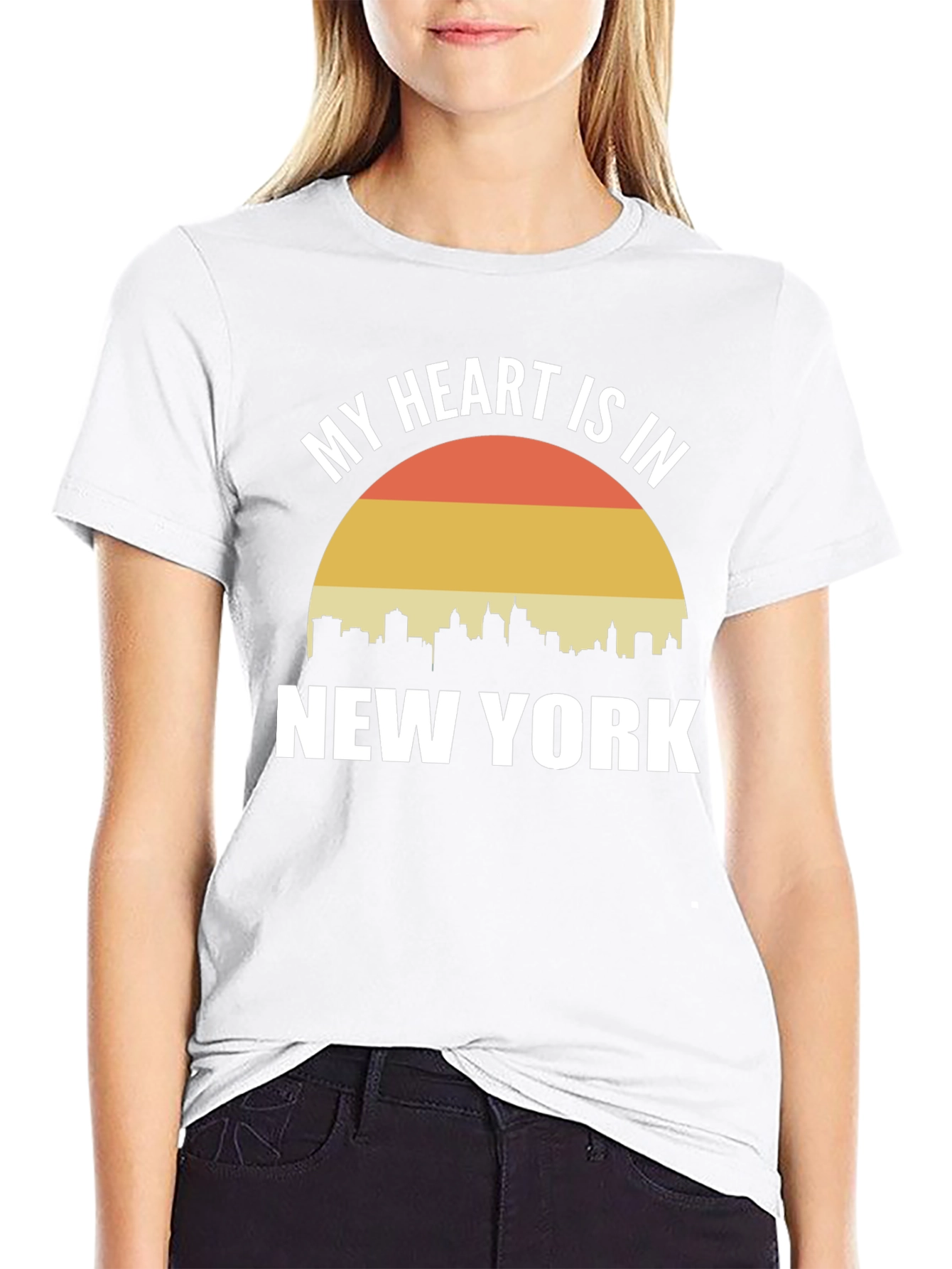 My Heart Is In New York T-Shirt