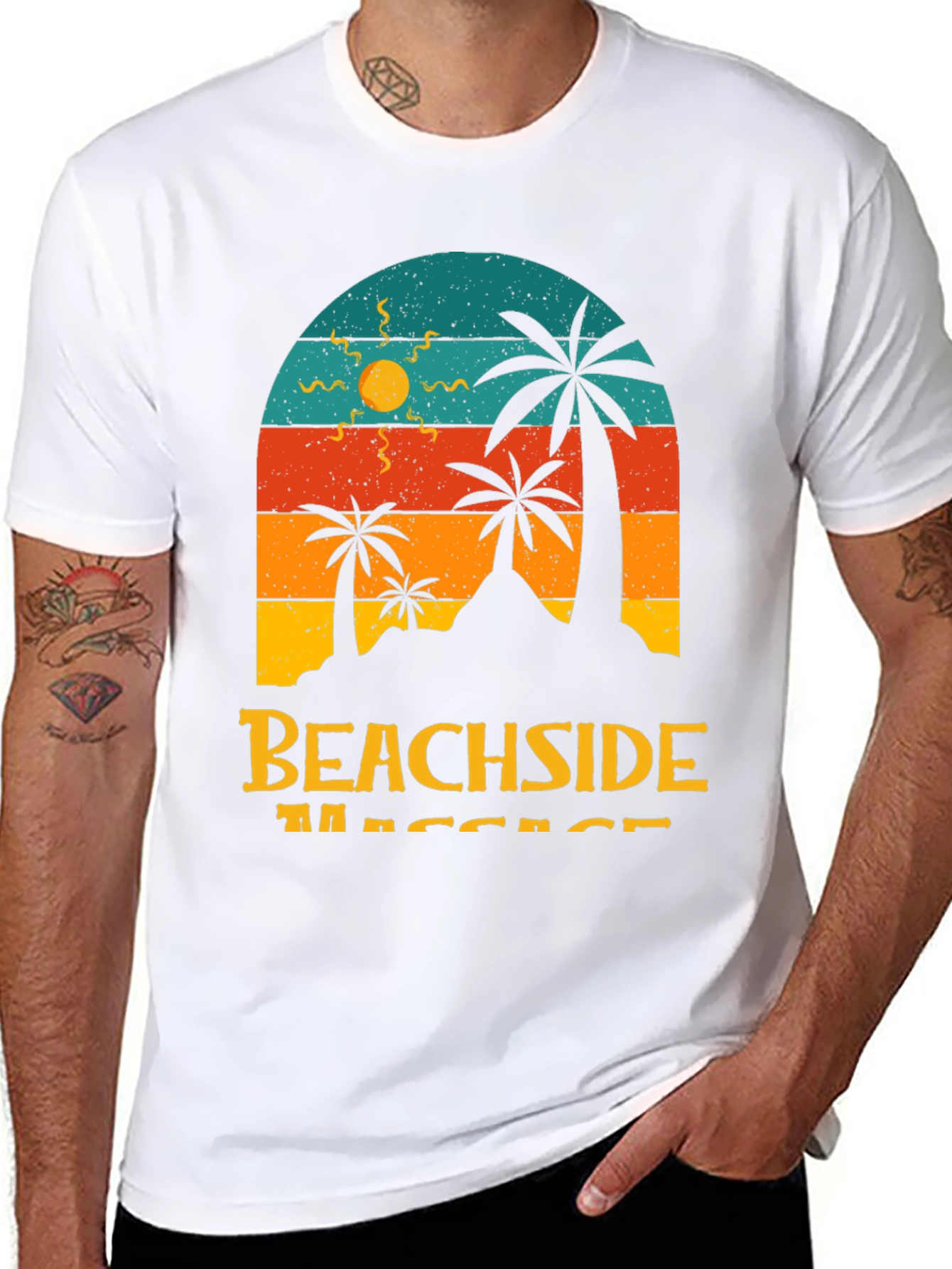 Retro Beachside Massage T-Shirt
