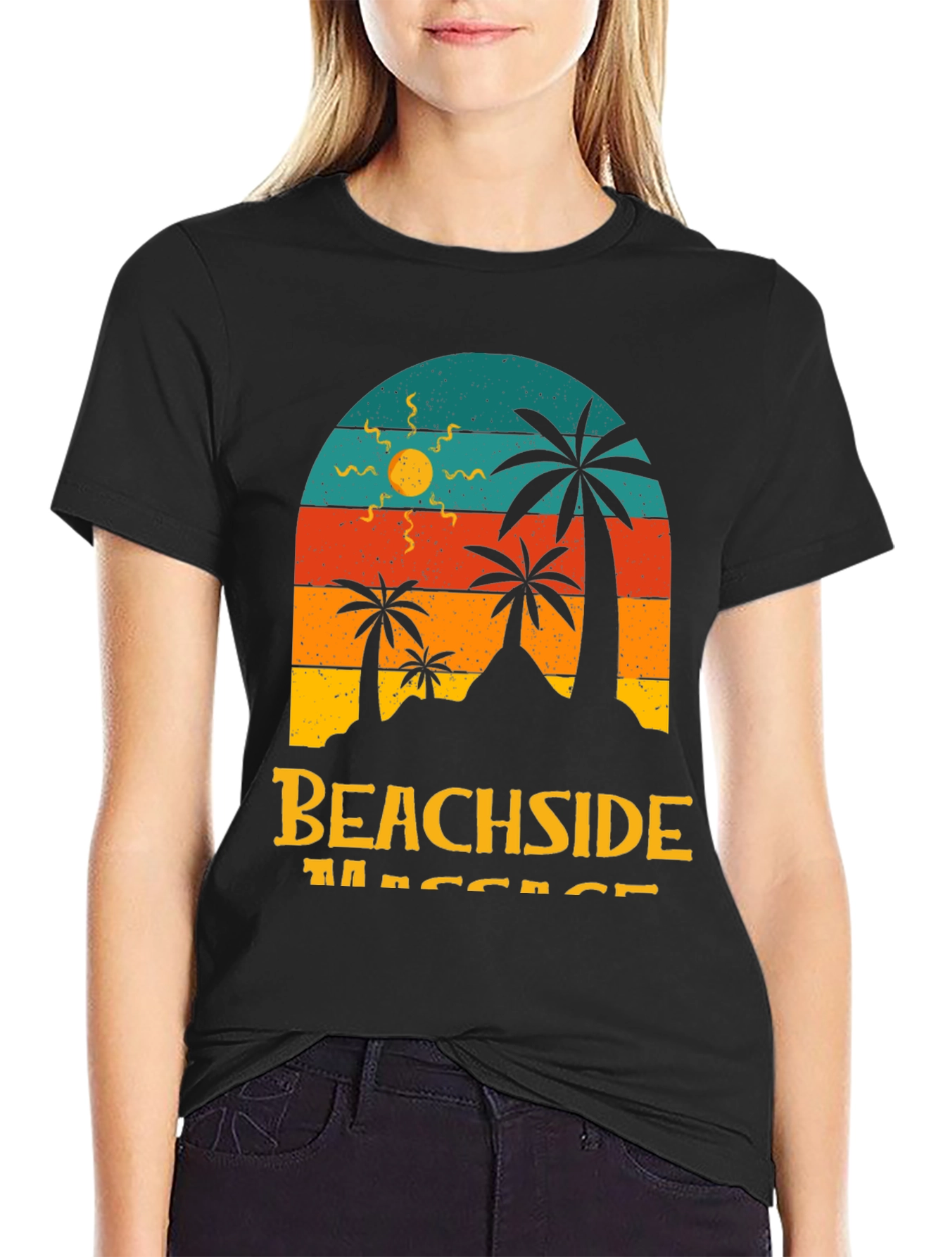 Retro Beachside Massage T-Shirt
