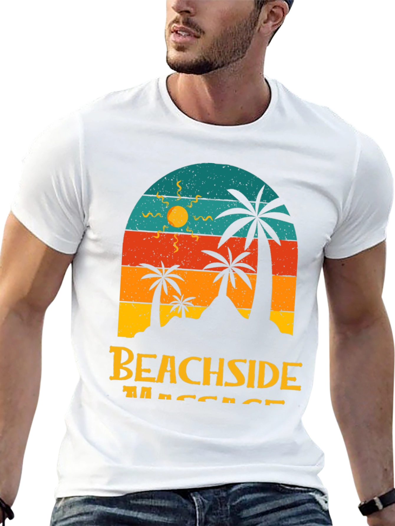 Retro Beachside Massage T-Shirt