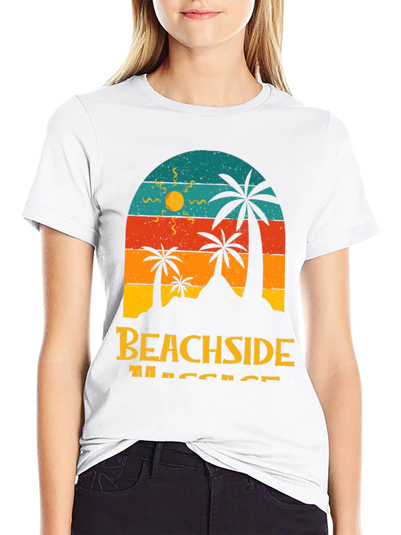 Retro Beachside Massage T-Shirt