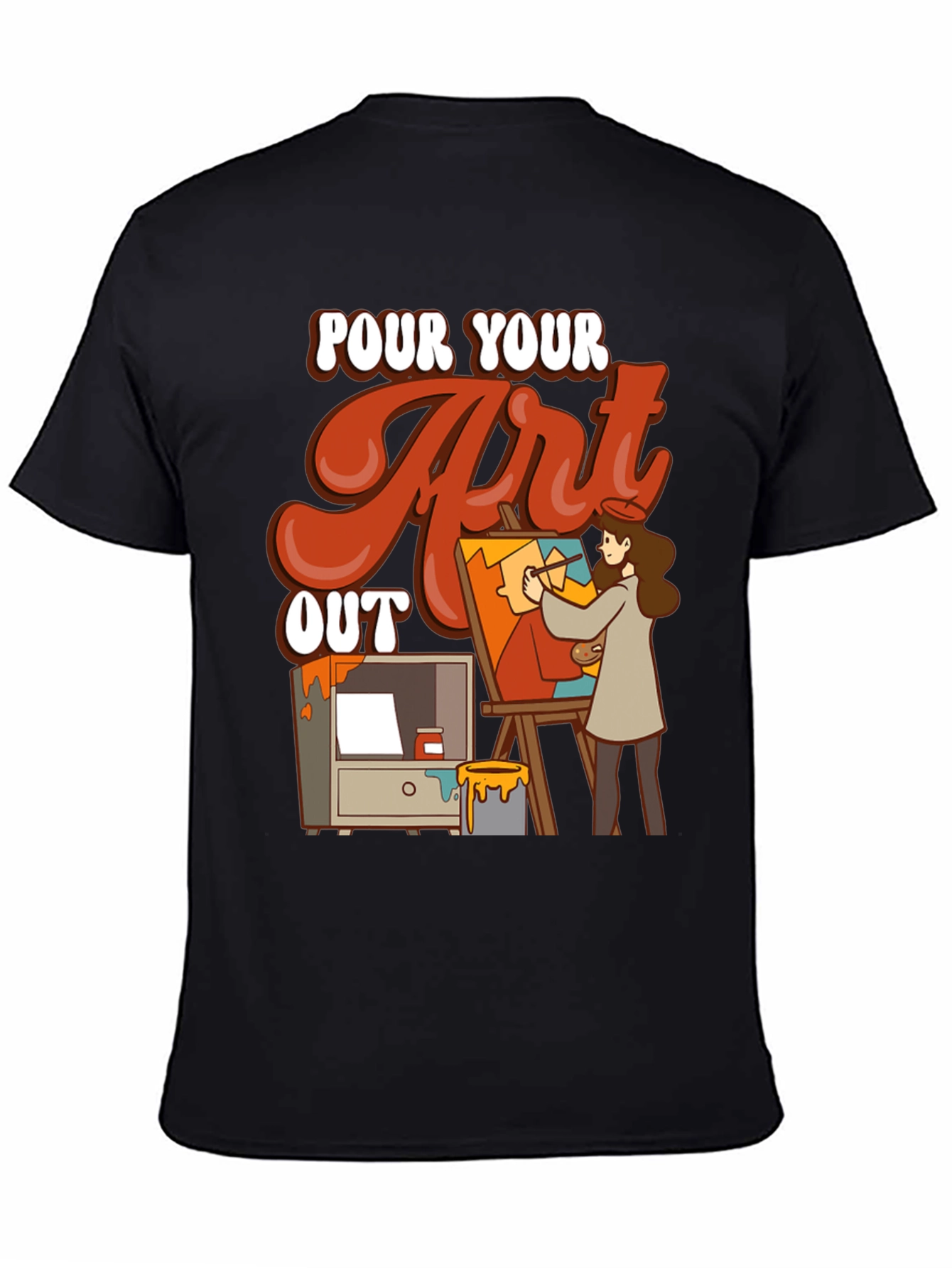 Pour Your Art Out Graphic Tee