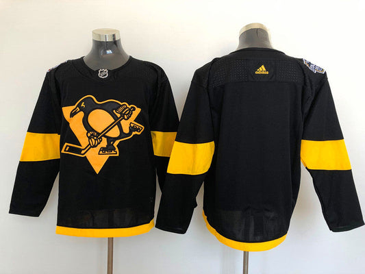 Men's Pittsburgh Penguins Black Blank Player Jerseys