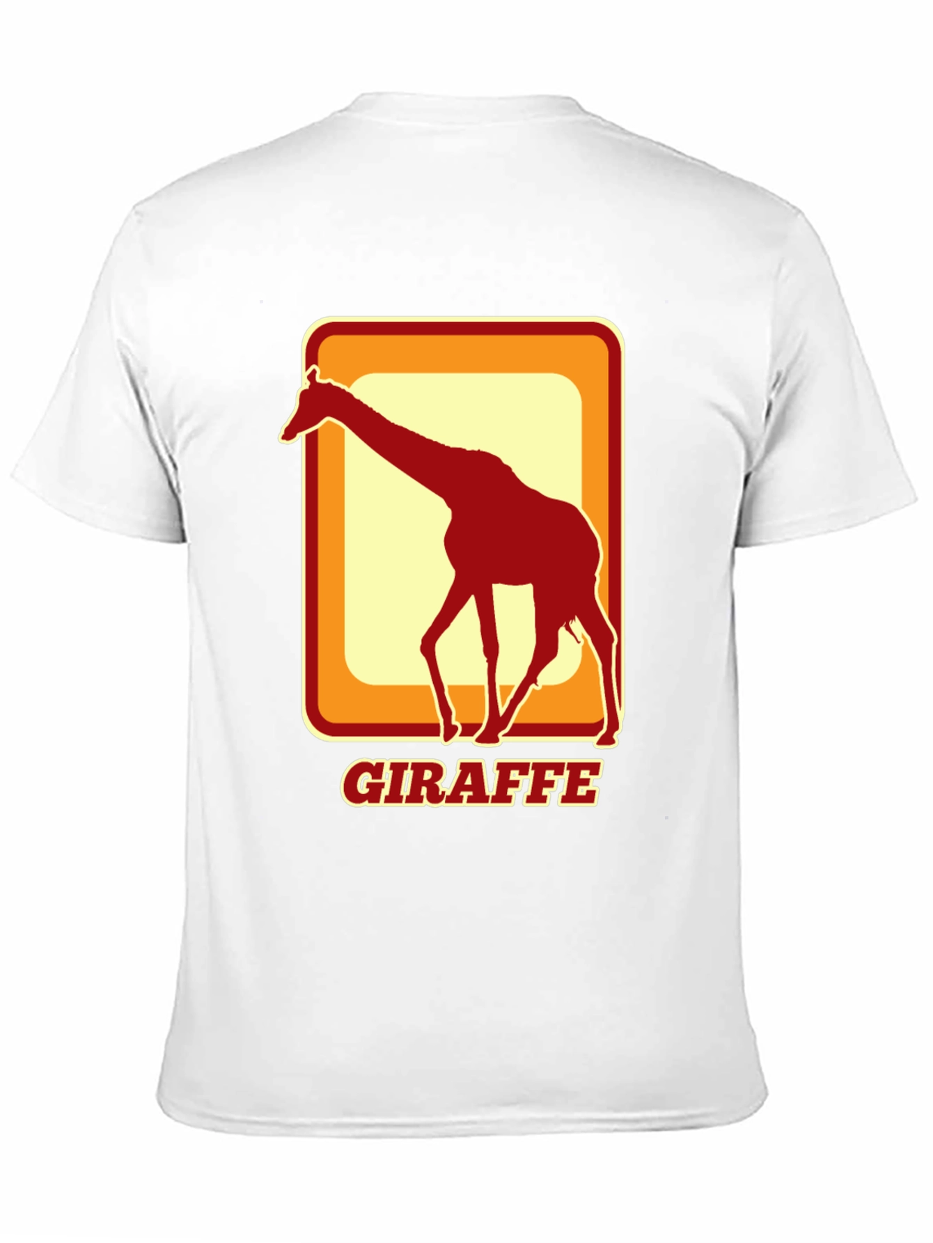 Giraffe Retro Style T-Shirt - Cool Animal Tee