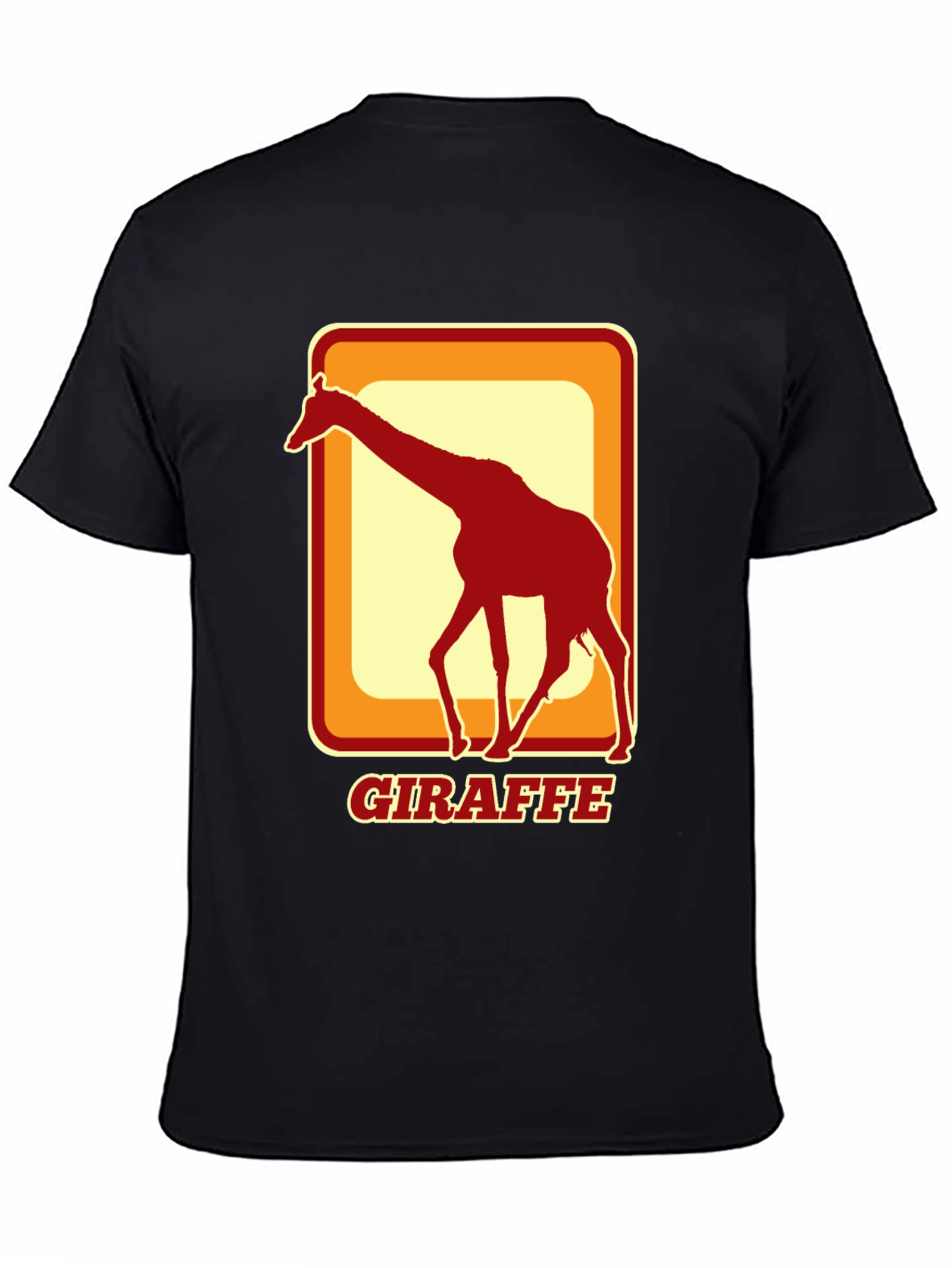 Giraffe Retro Style T-Shirt - Cool Animal Tee