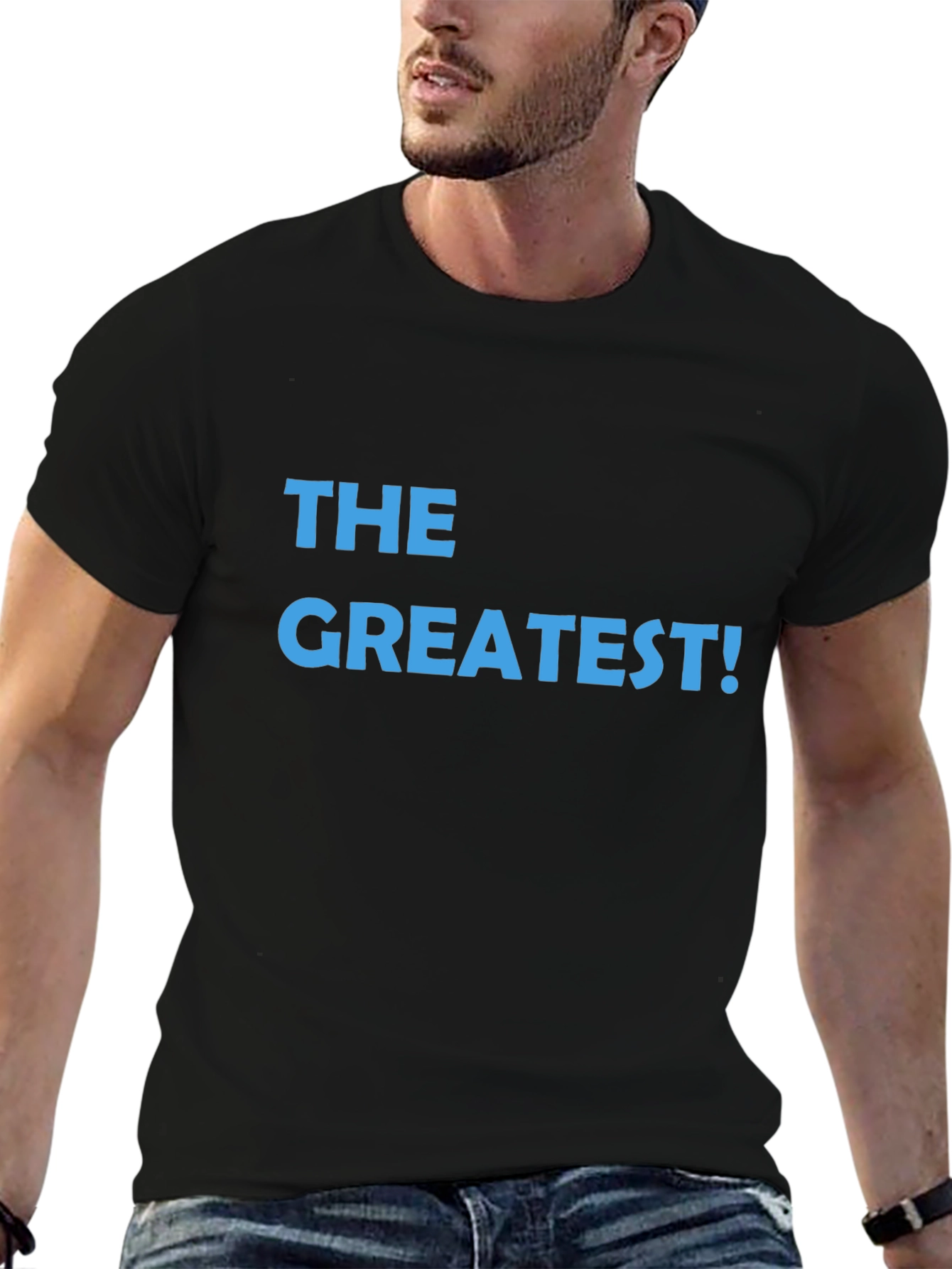 The Greatest! Black Graphic Tee