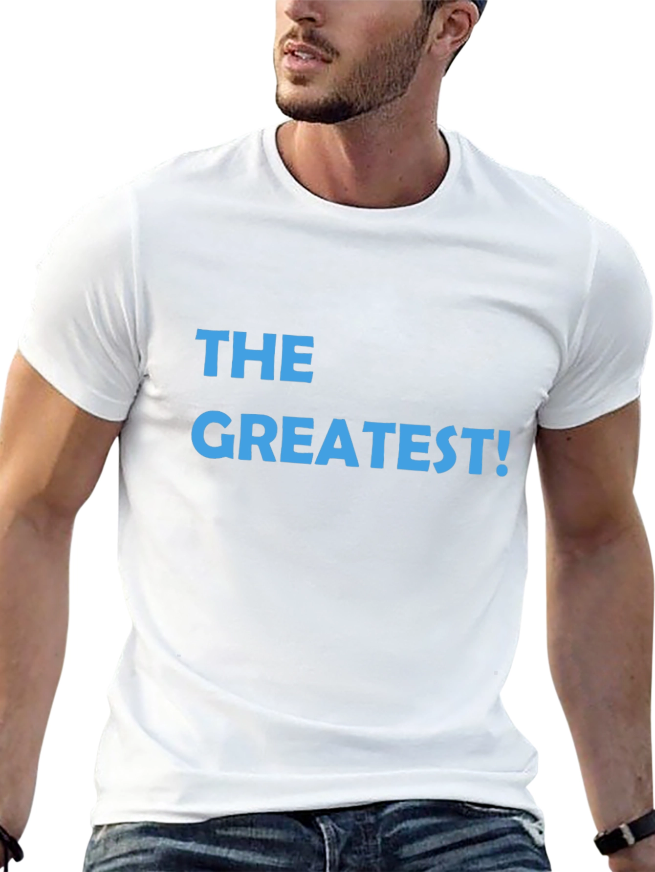 The Greatest! Black Graphic Tee