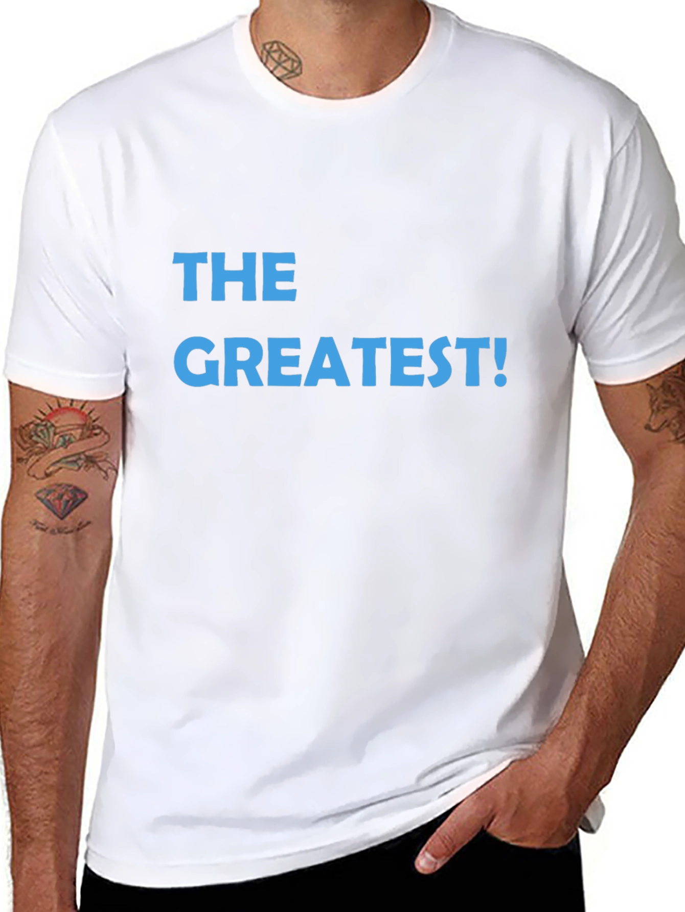 The Greatest! Black Graphic Tee