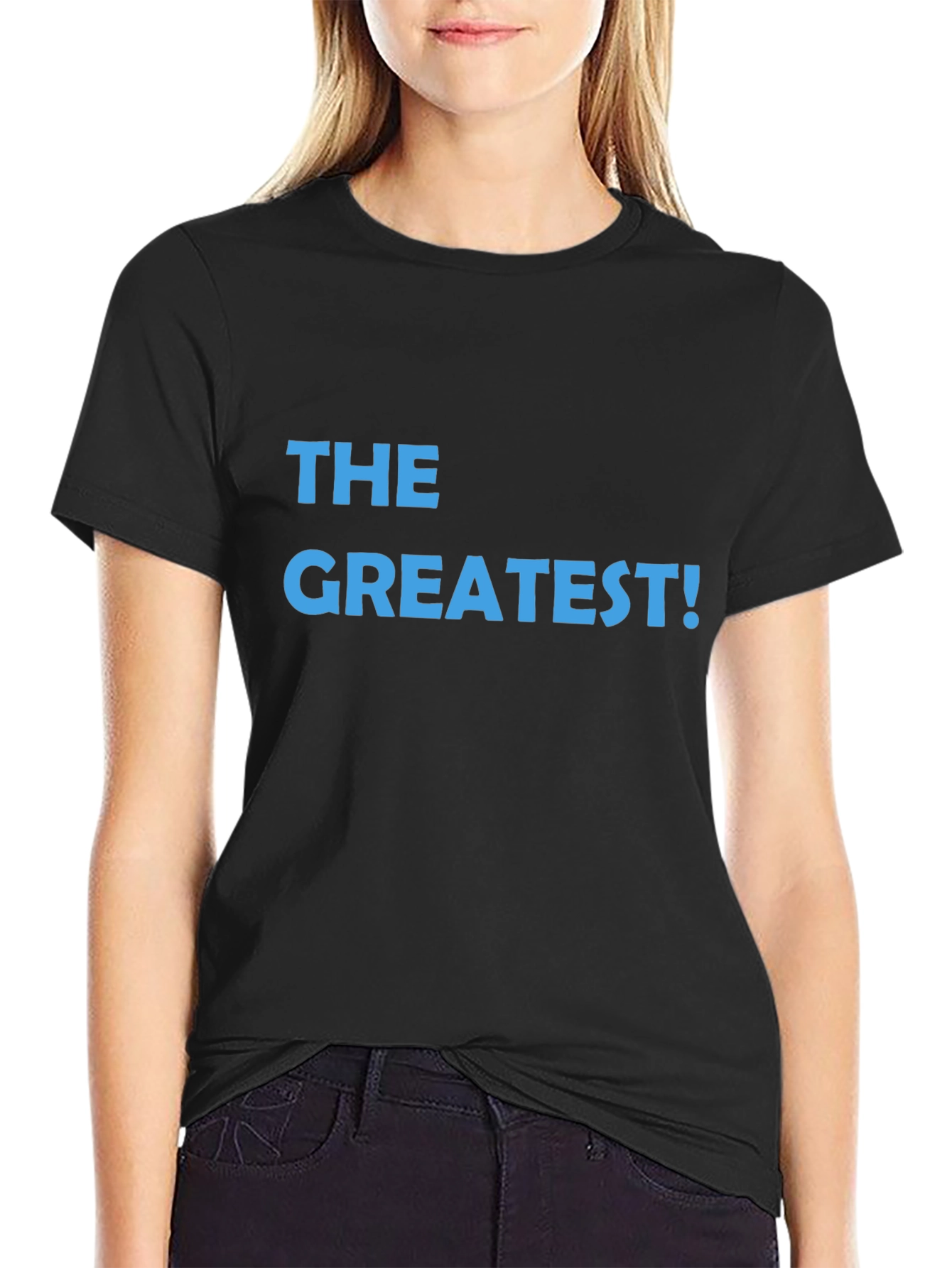 The Greatest! Black Graphic Tee