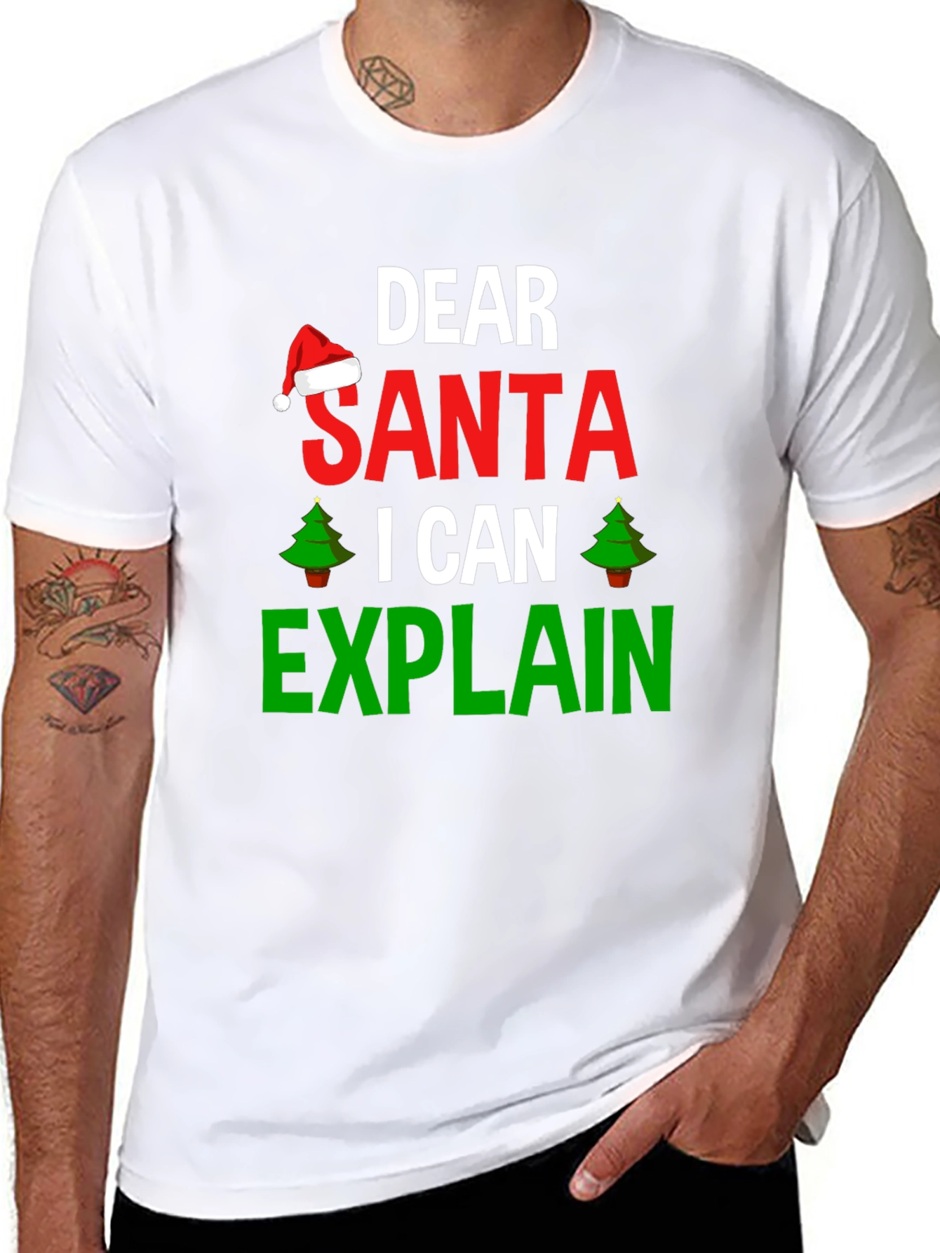 Dear Santa I Can Explain Christmas T-Shirt