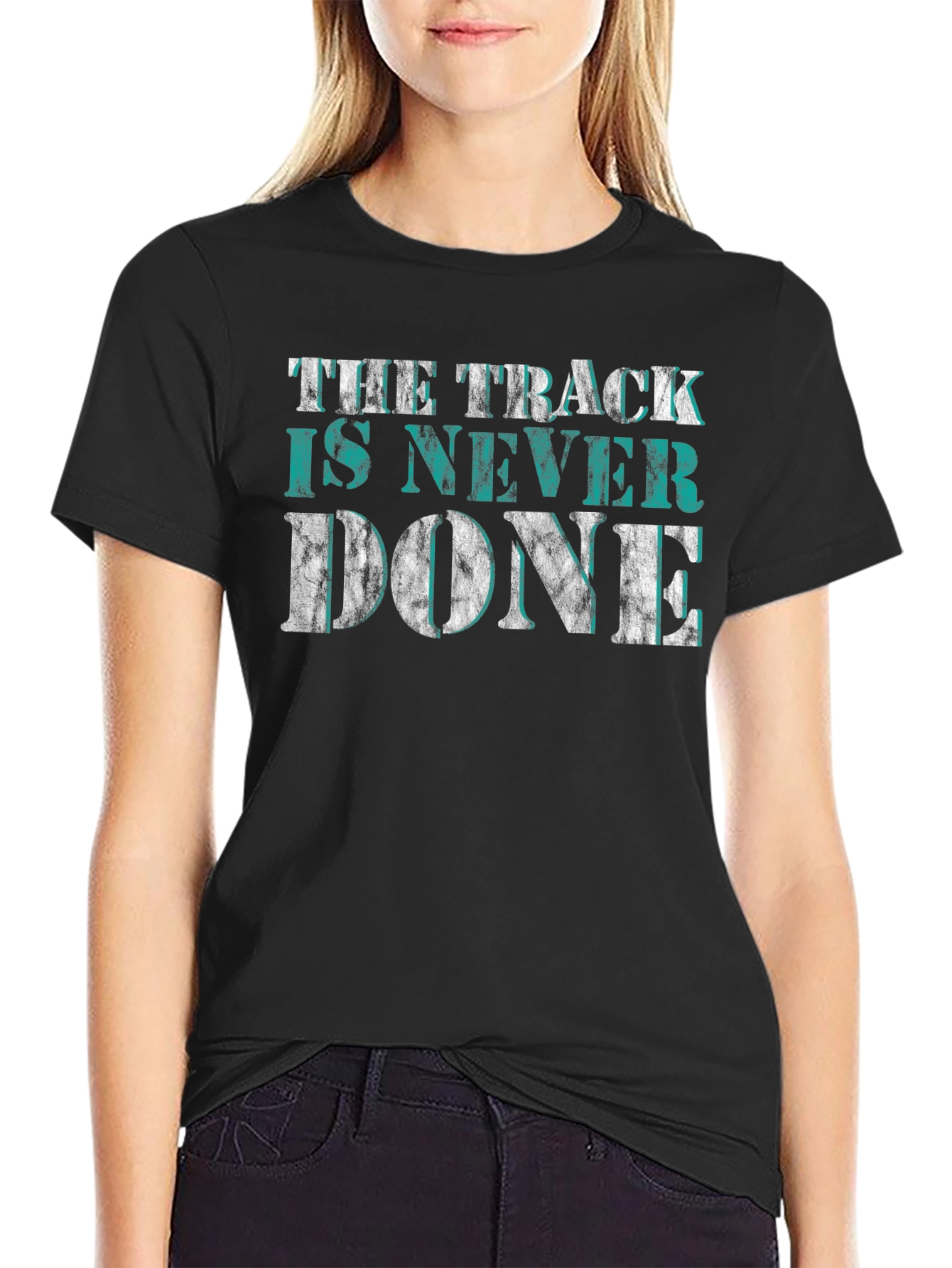 The Track is Never Done Graphic Tee