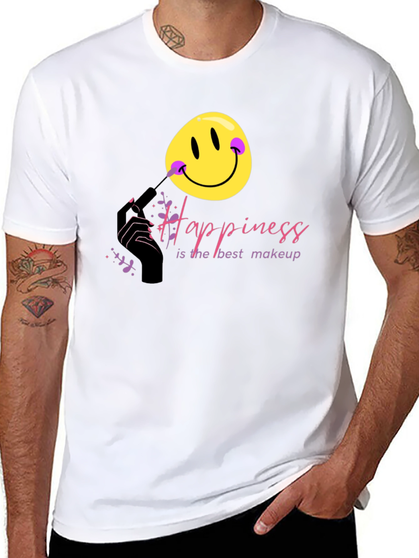 Happiness Makeup T-Shirt