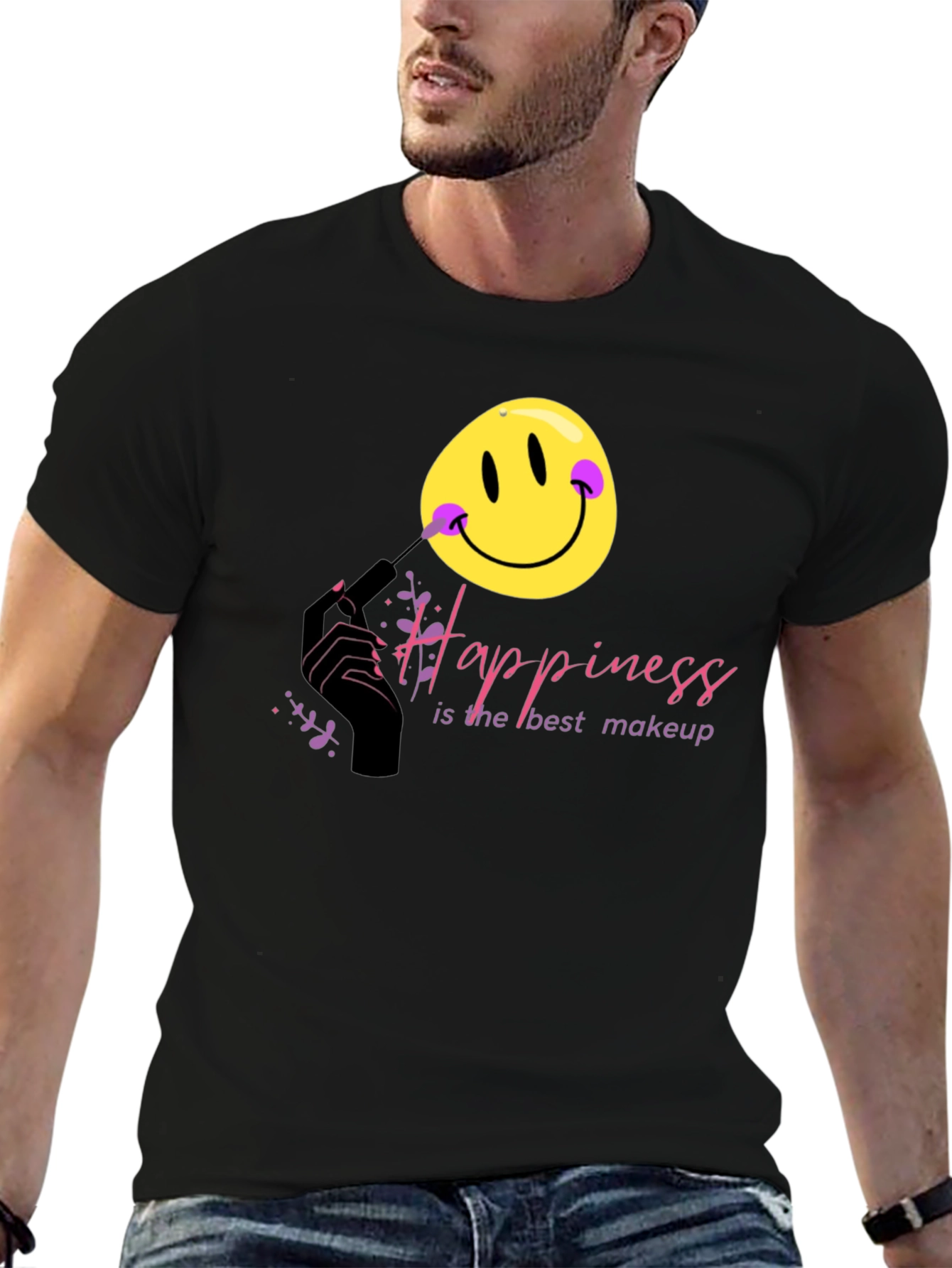 Happiness Makeup T-Shirt