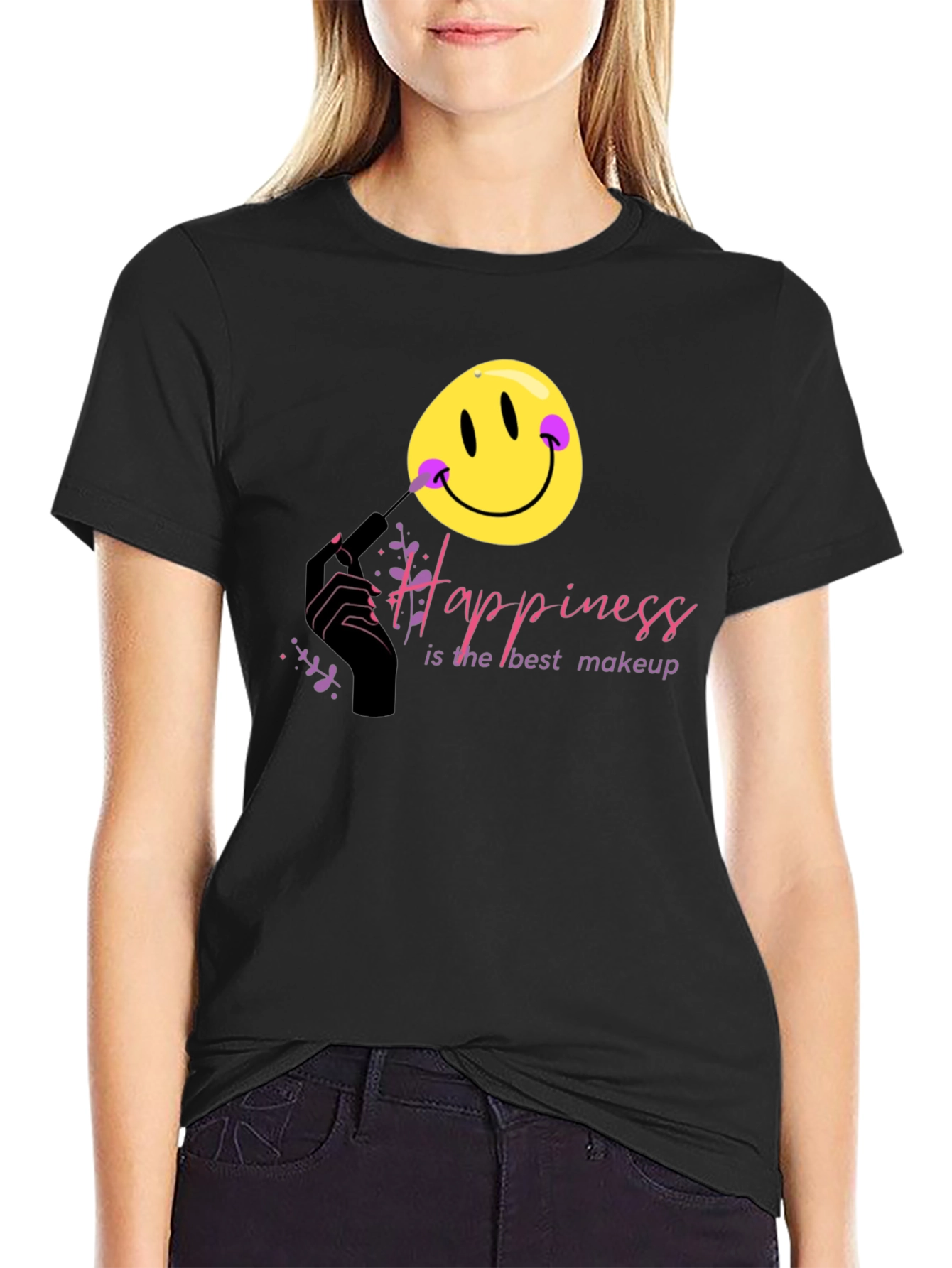 Happiness Makeup T-Shirt