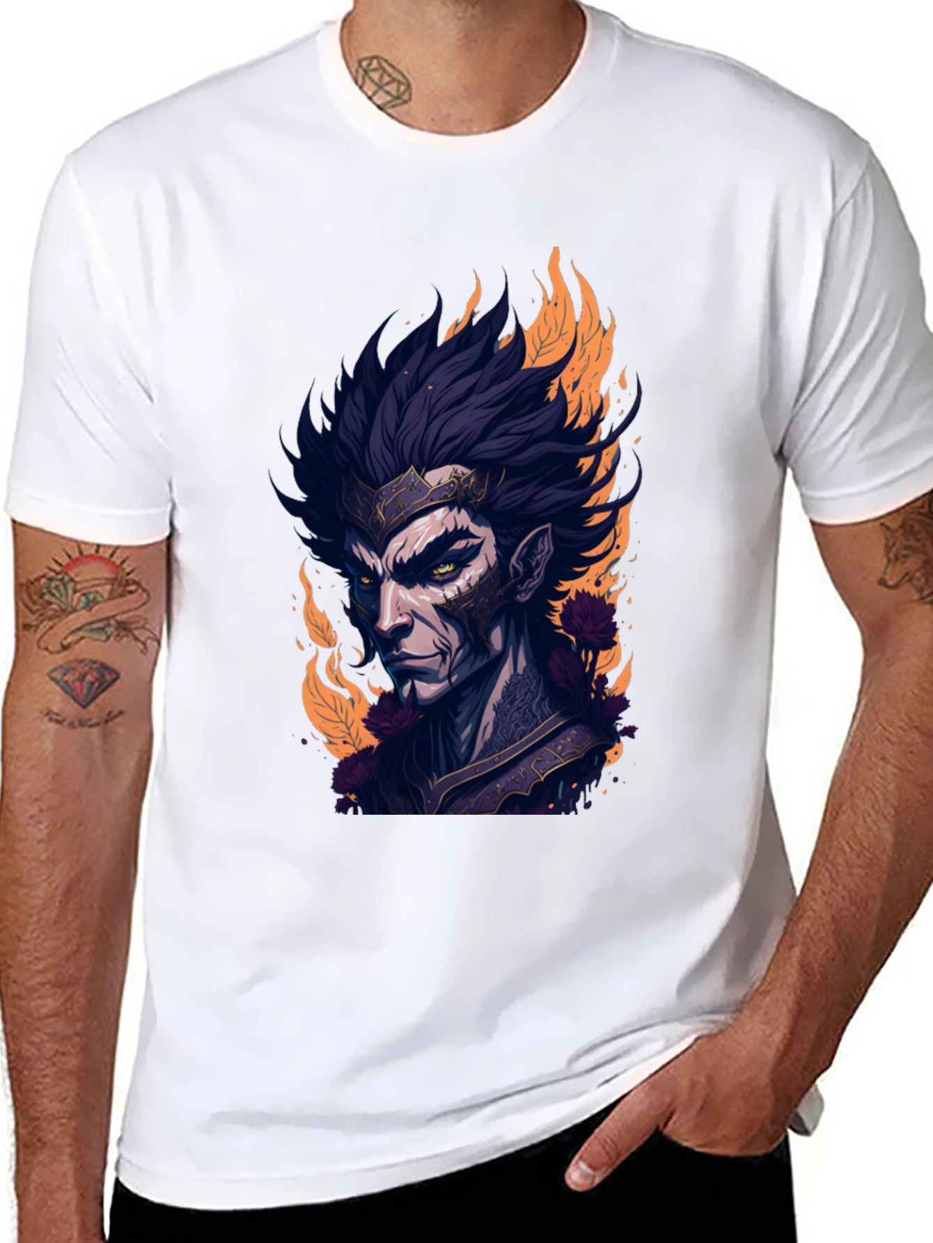 Dark Elf Graphic Tee - Fire & Fury