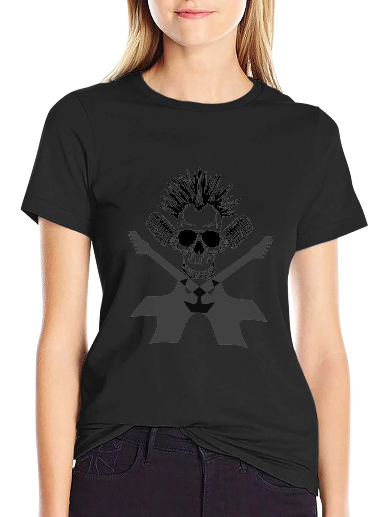 Skull Punk Rocker T-Shirt