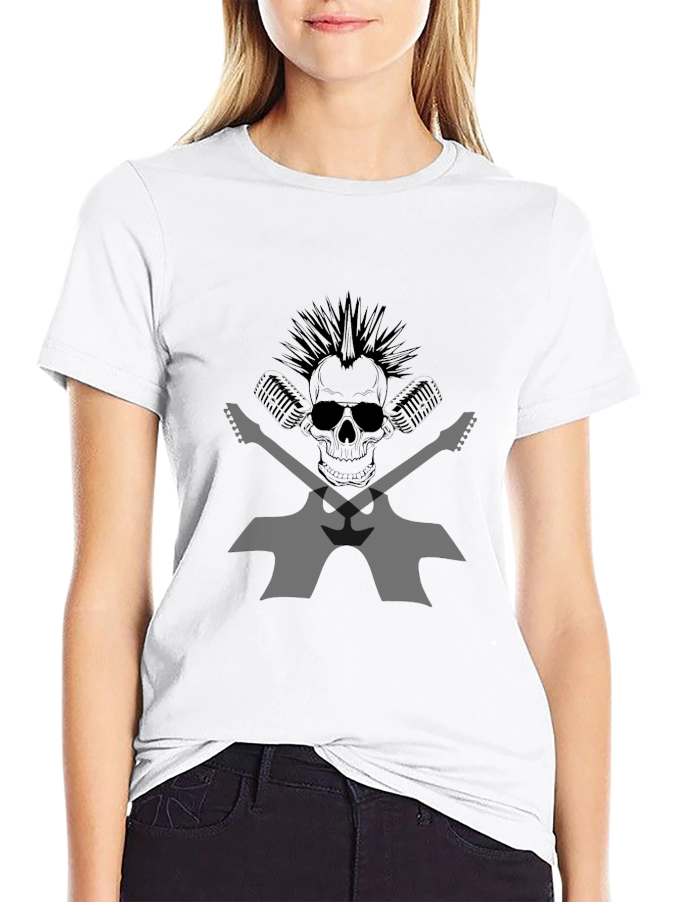 Skull Punk Rocker T-Shirt