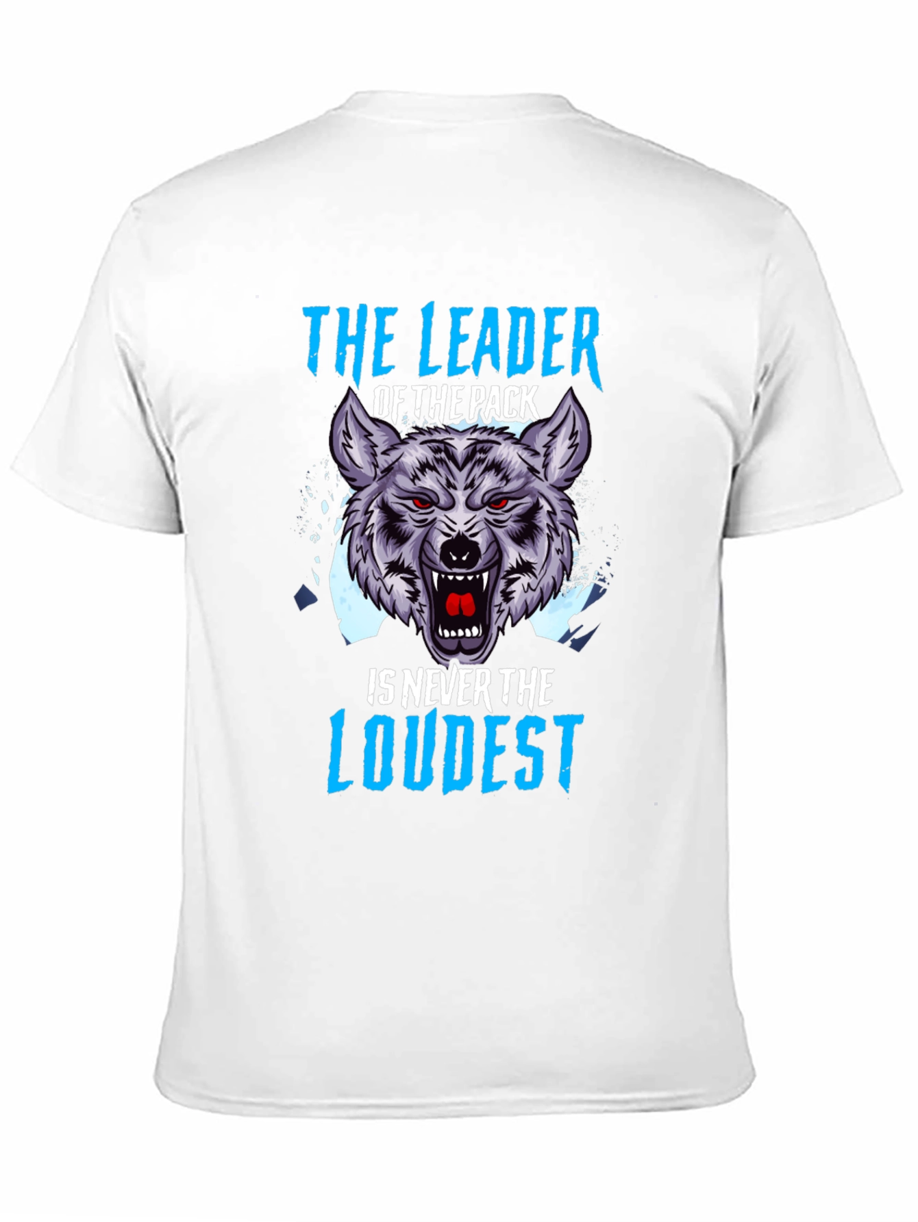 The Leader Wolf Graphic T-Shirt - Black
