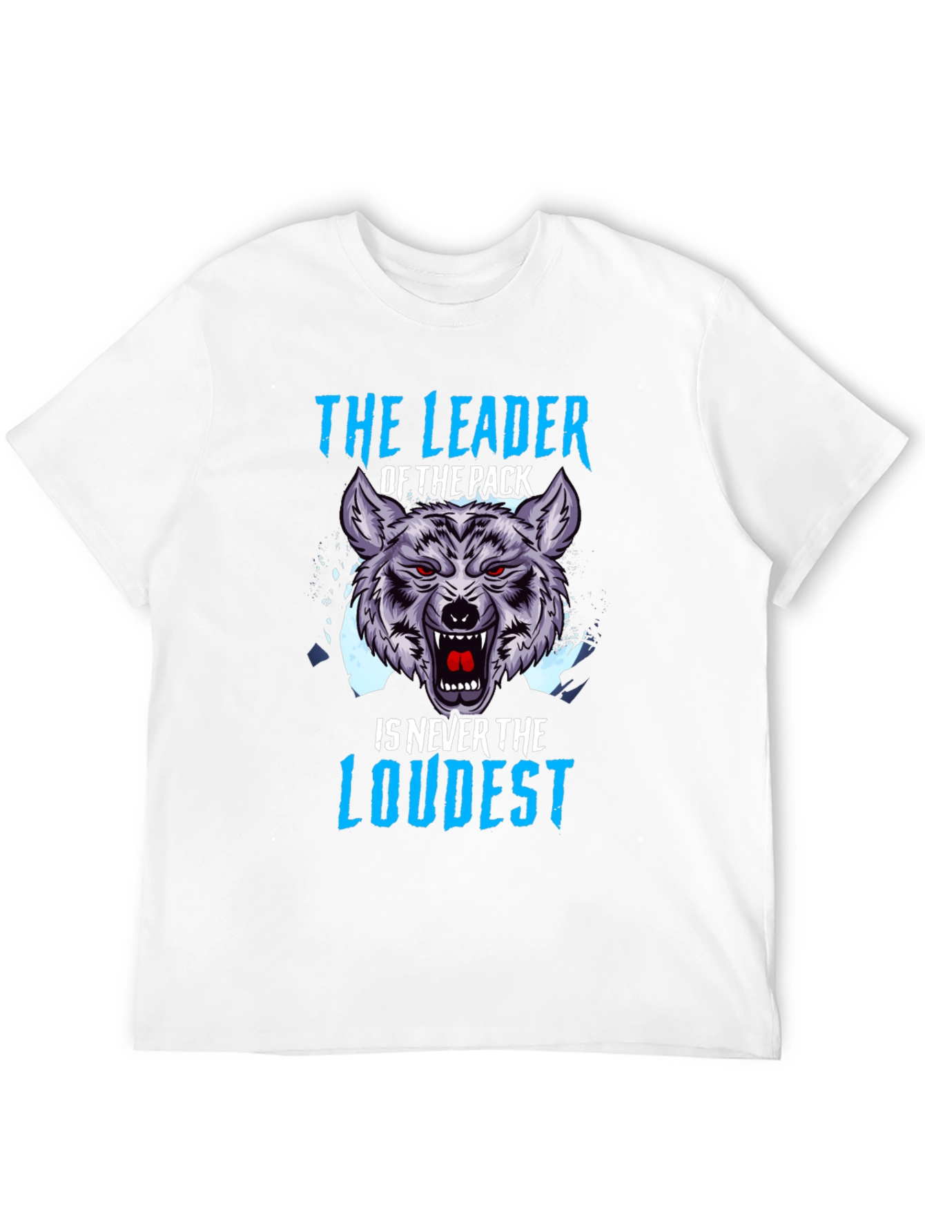 The Leader Wolf Graphic T-Shirt - Black
