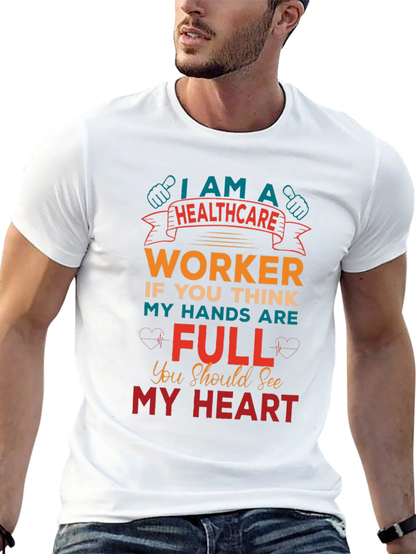 Healthcare Worker Graphic T-Shirt
