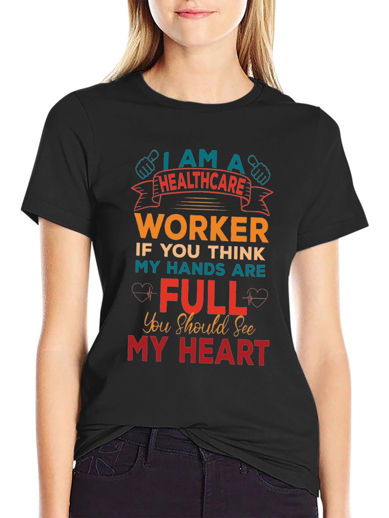 Healthcare Worker Graphic T-Shirt