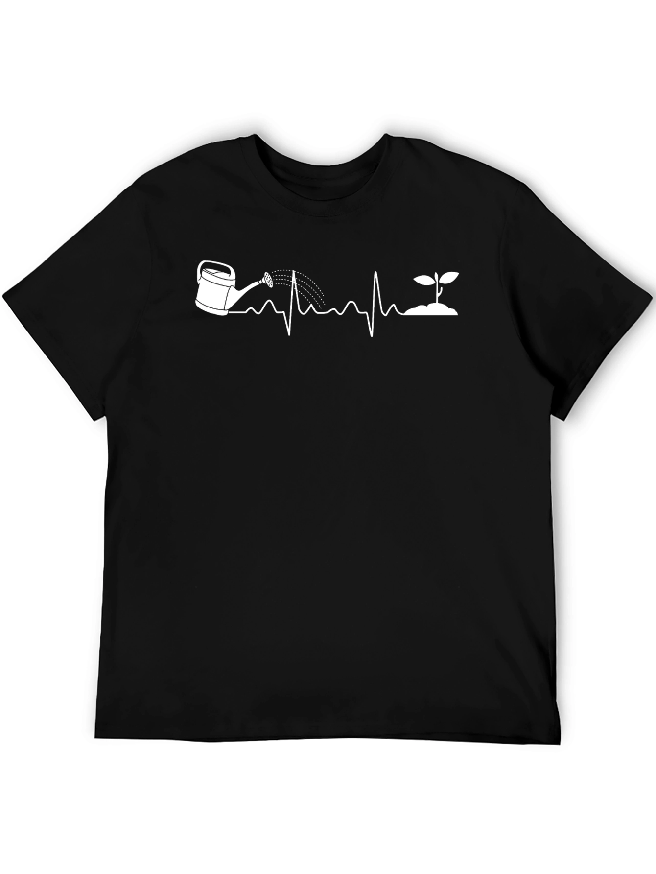 Gardener Heartbeat T-Shirt - Black