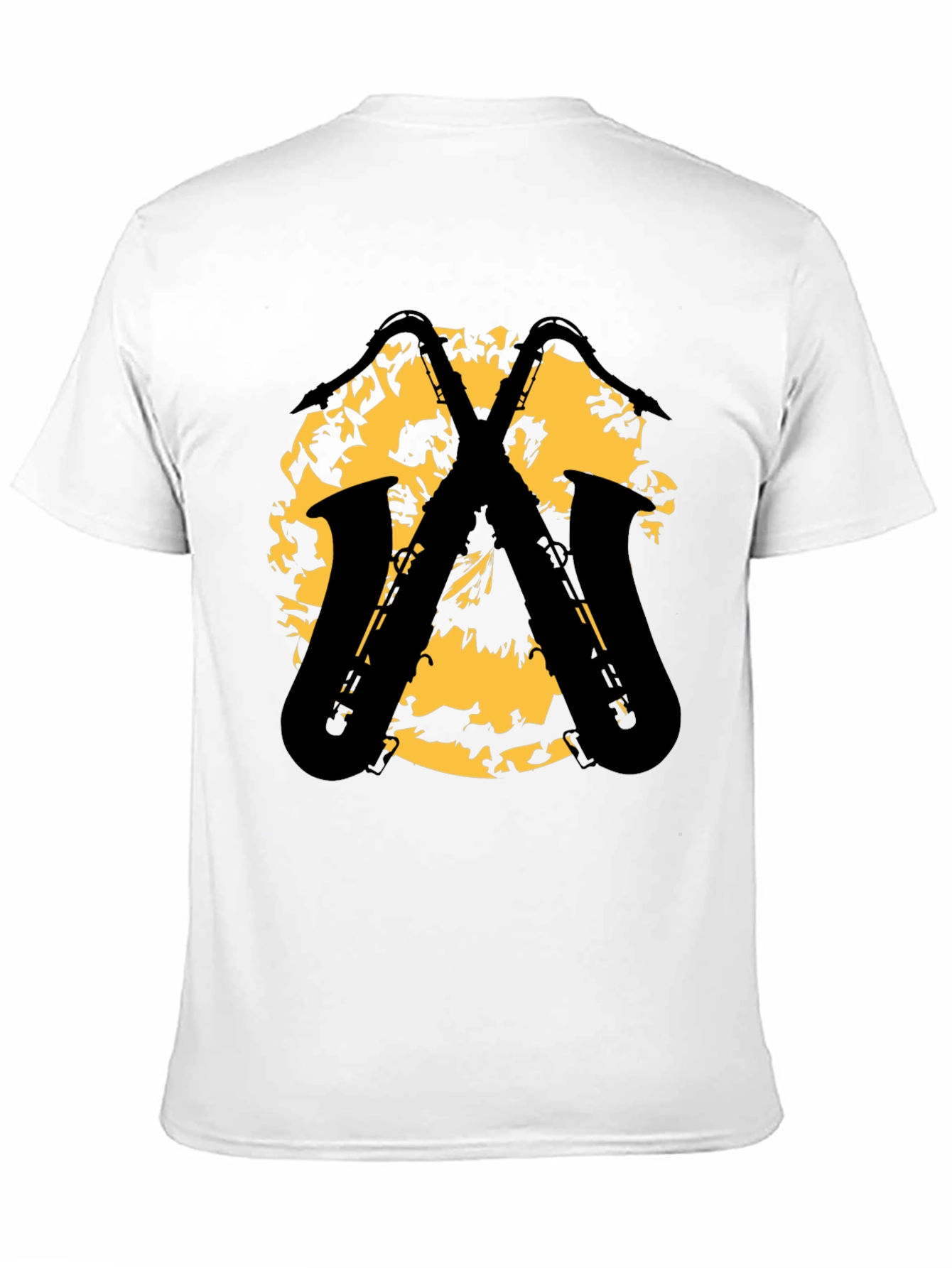 Saxophone Music T-Shirt - Black