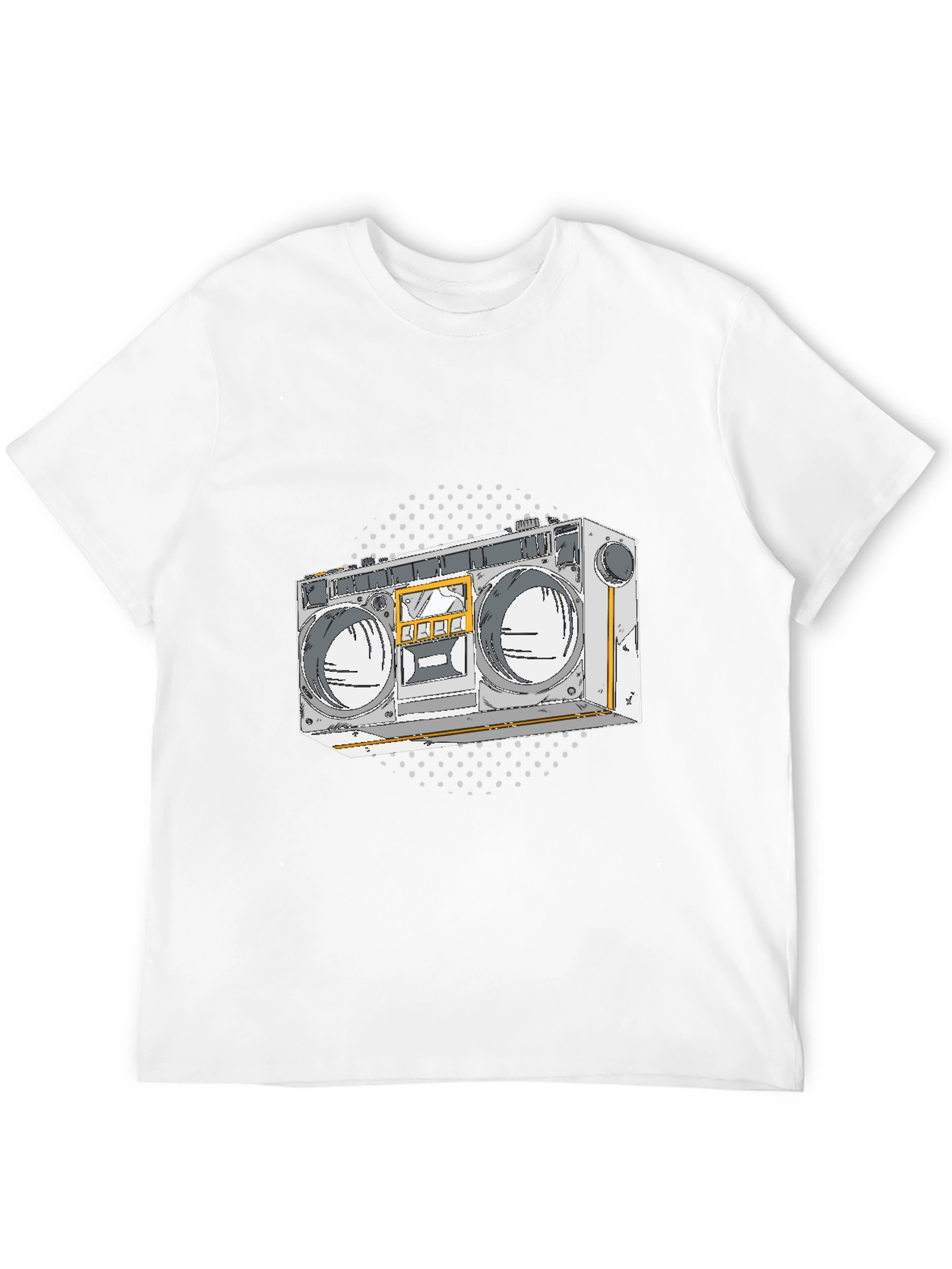Boombox Graphic Tee - Retro Style