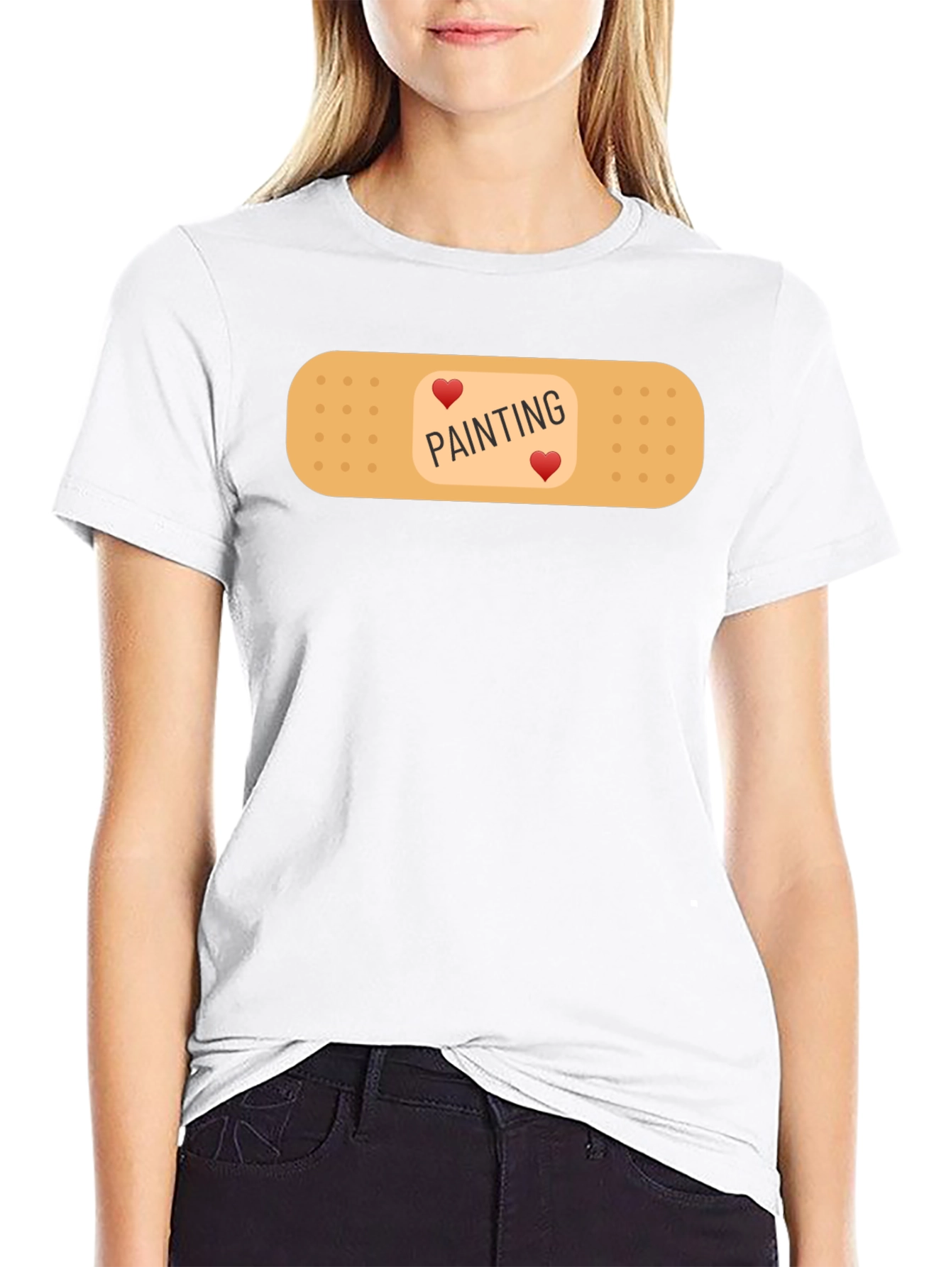 Love Painting Black T-Shirt