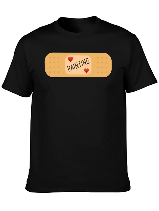 Love Painting Black T-Shirt