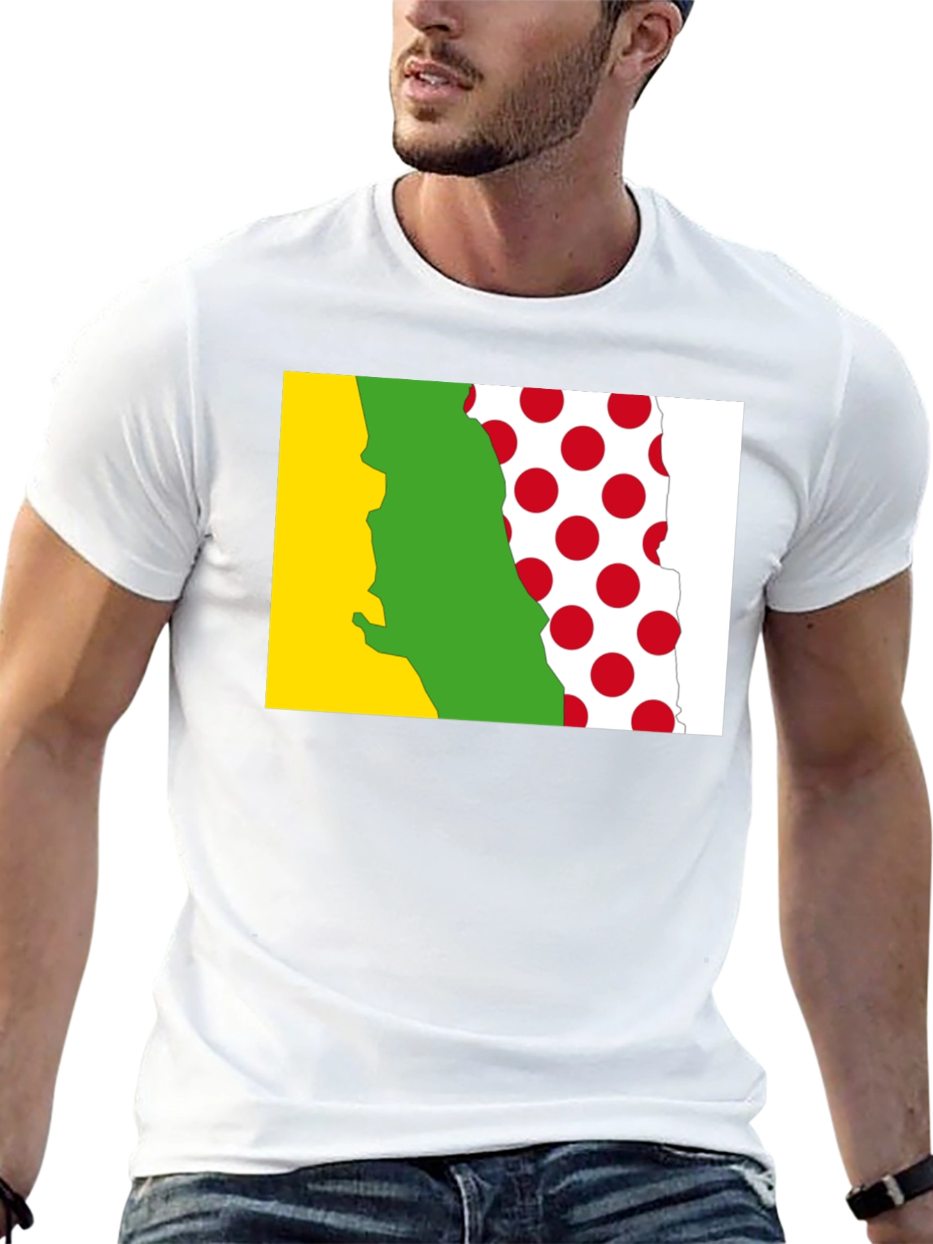 Tour de France Jersey Inspired Black T-Shirt