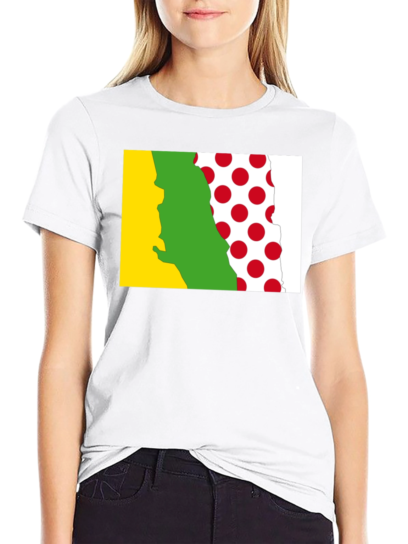 Tour de France Jersey Inspired Black T-Shirt