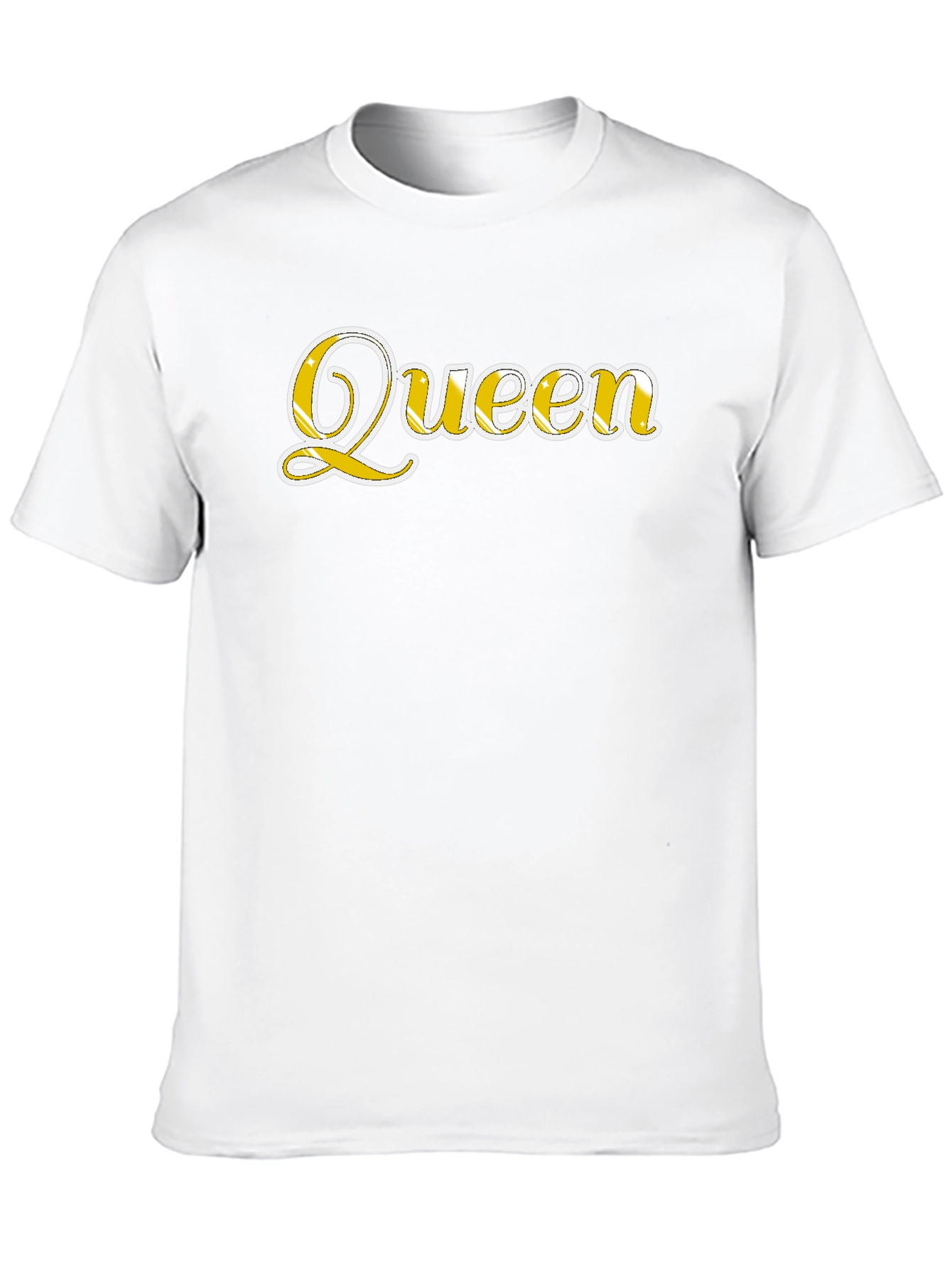 Queen Graphic Tee - Black Cotton Blend