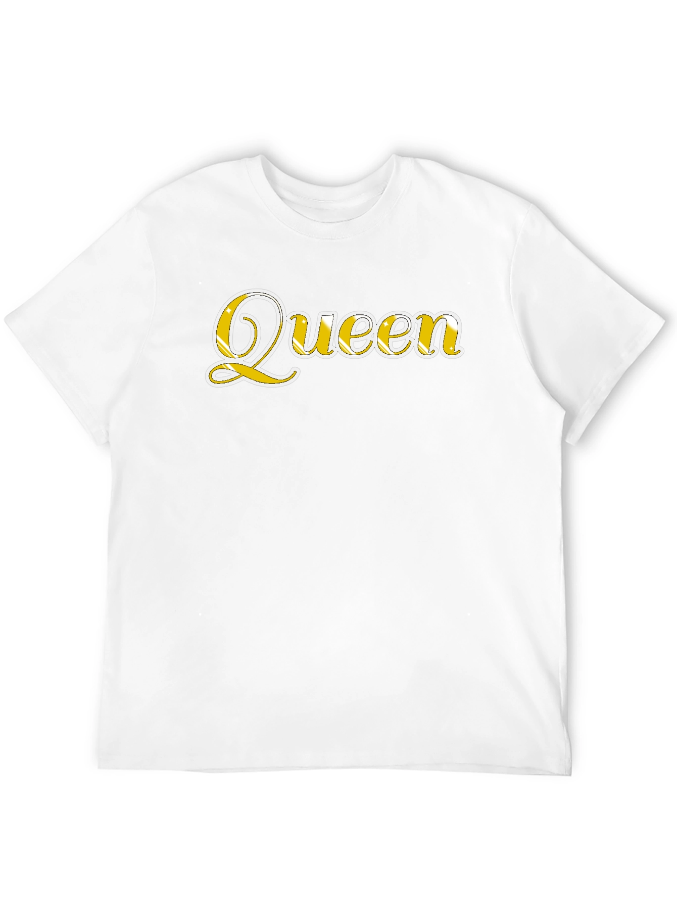 Queen Graphic Tee - Black Cotton Blend