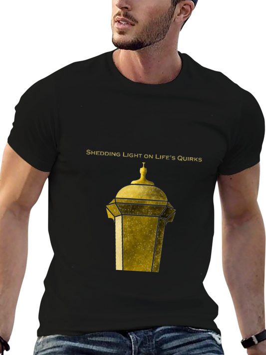 Shedding Light on Lifes Quirks Black Tee