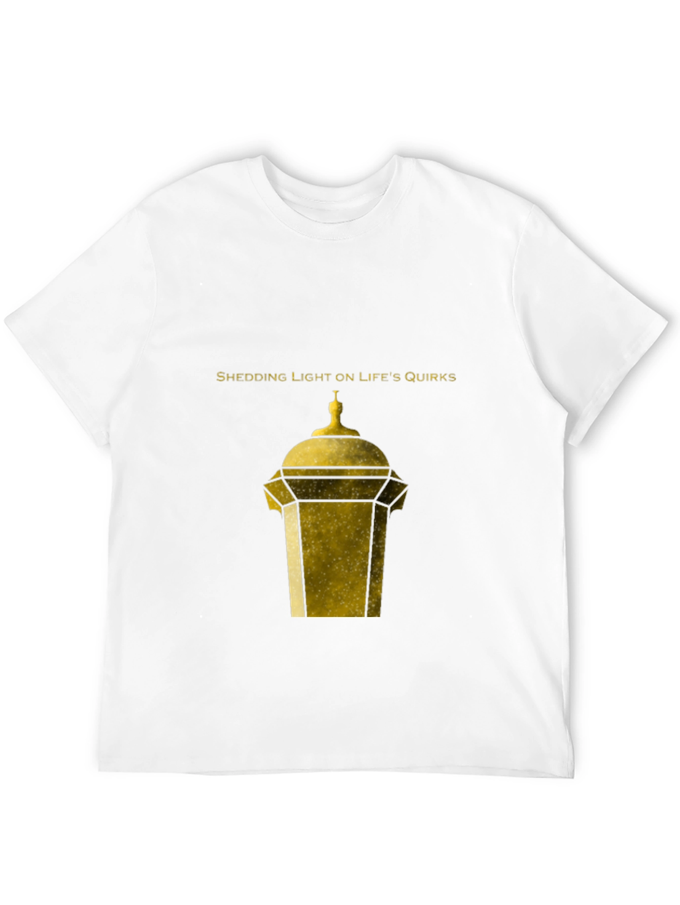 Shedding Light on Lifes Quirks Black Tee