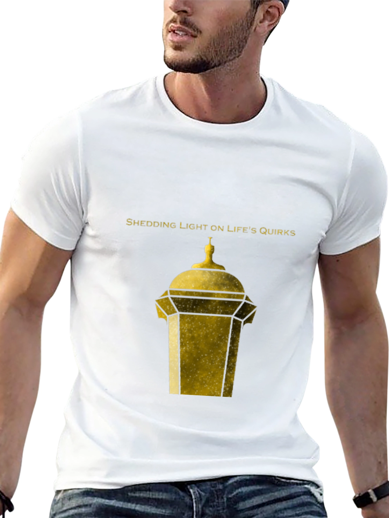 Shedding Light on Lifes Quirks Black Tee