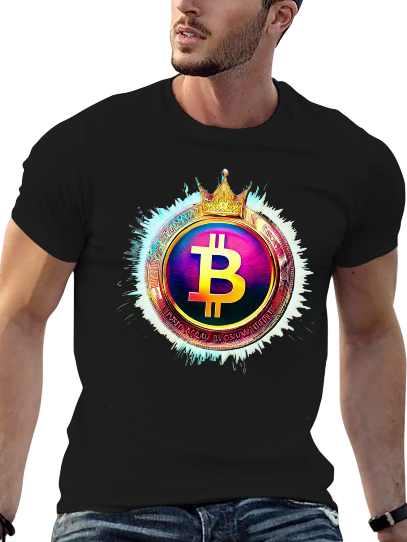 Bitcoin King T-Shirt - Crypto Currency Tee