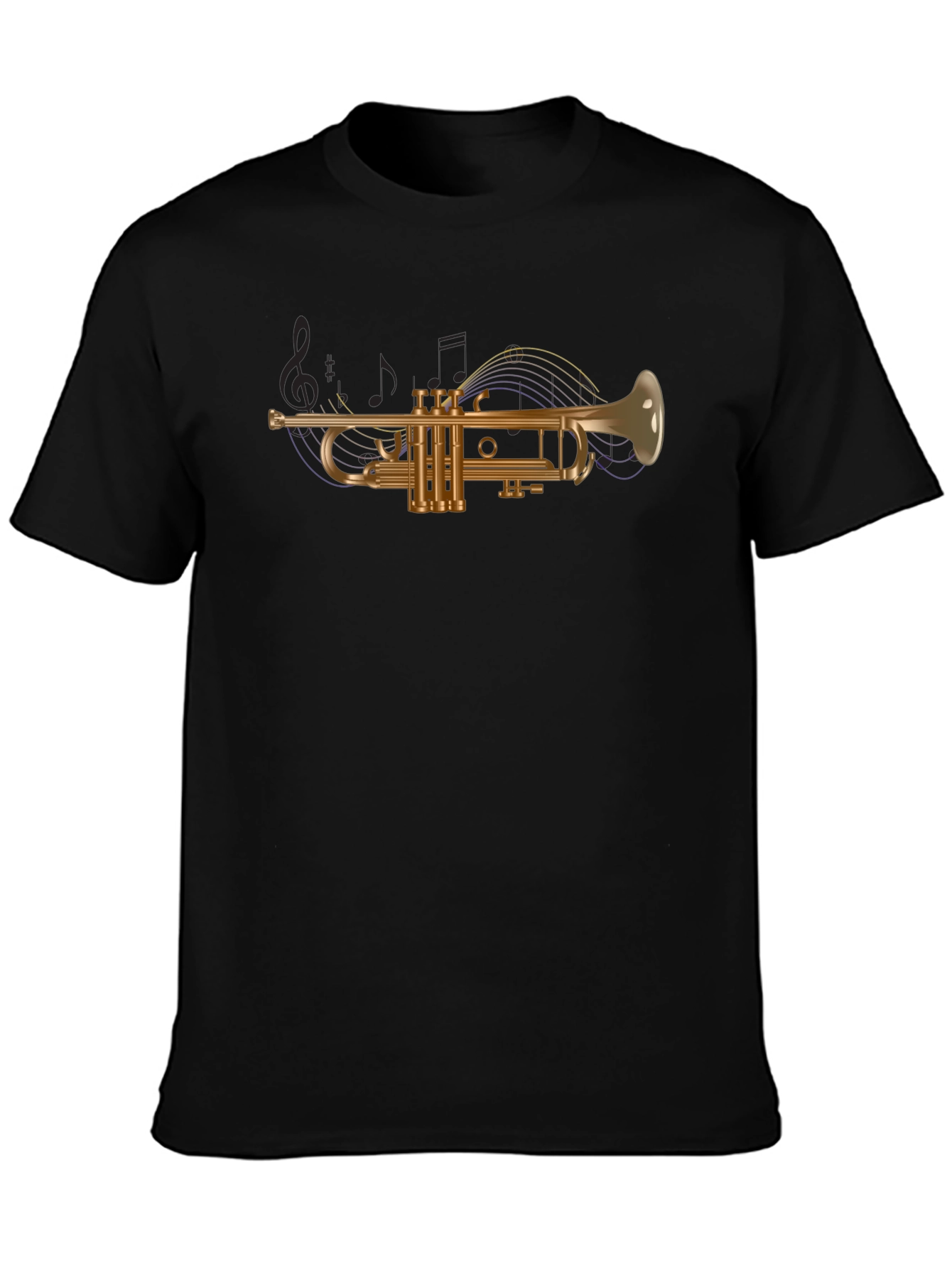 Trumpet Graphic Tee - Musical Instrument T-Shirt